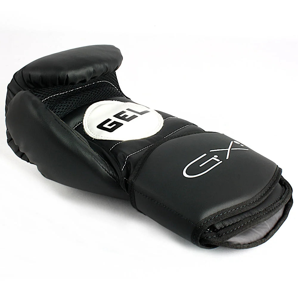 Punchfit® Hybrid Boxing Glove & Pad - Left Hand, Black - Perfect for Training, Sparring & MMA Practice