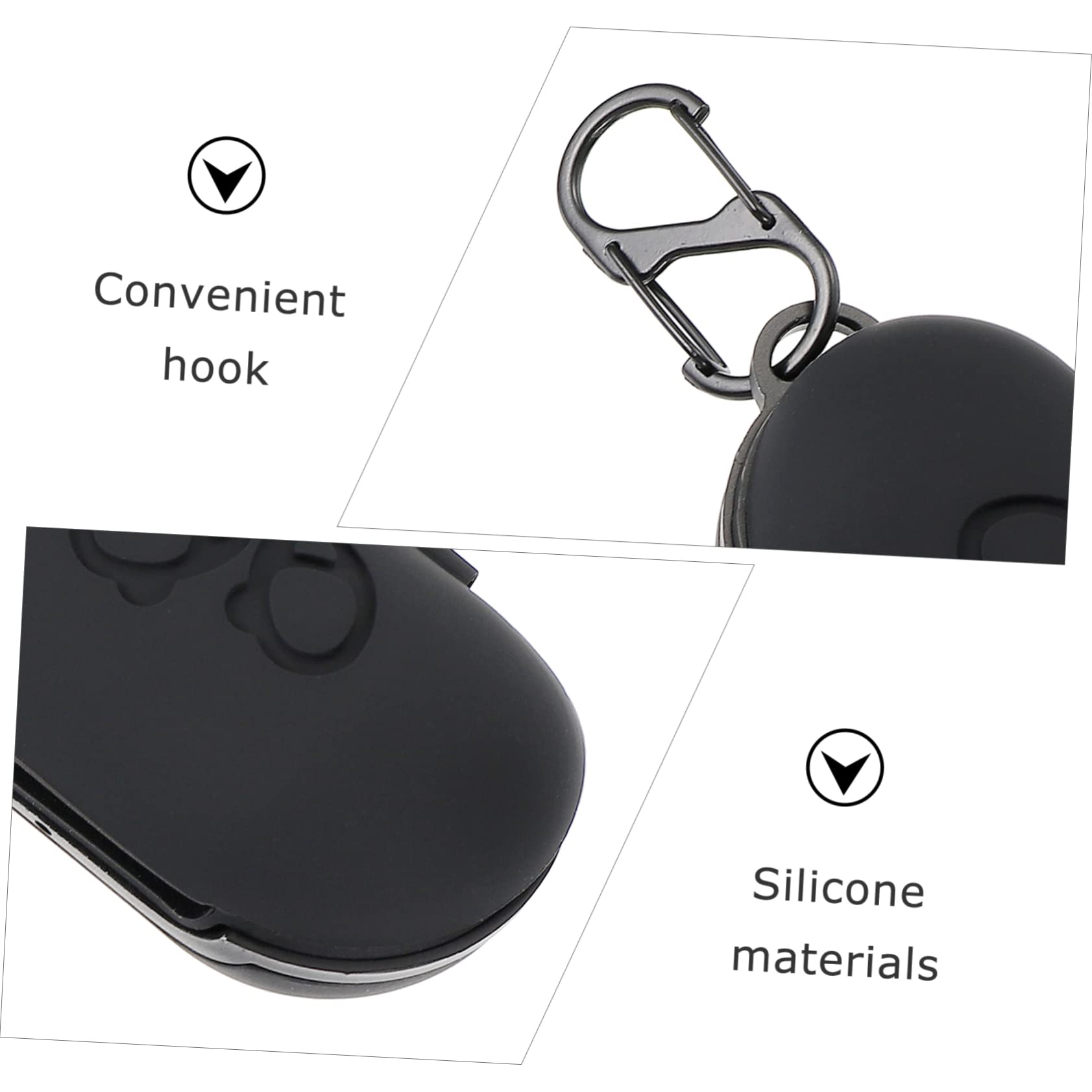 Jojofuny Silicone Earphone Covers for Earbuds - Durable Protective Case Compatible with AirPods & Wireless Earbuds - Fashionable & Practical Accessory for Gym, Travel & Daily Use