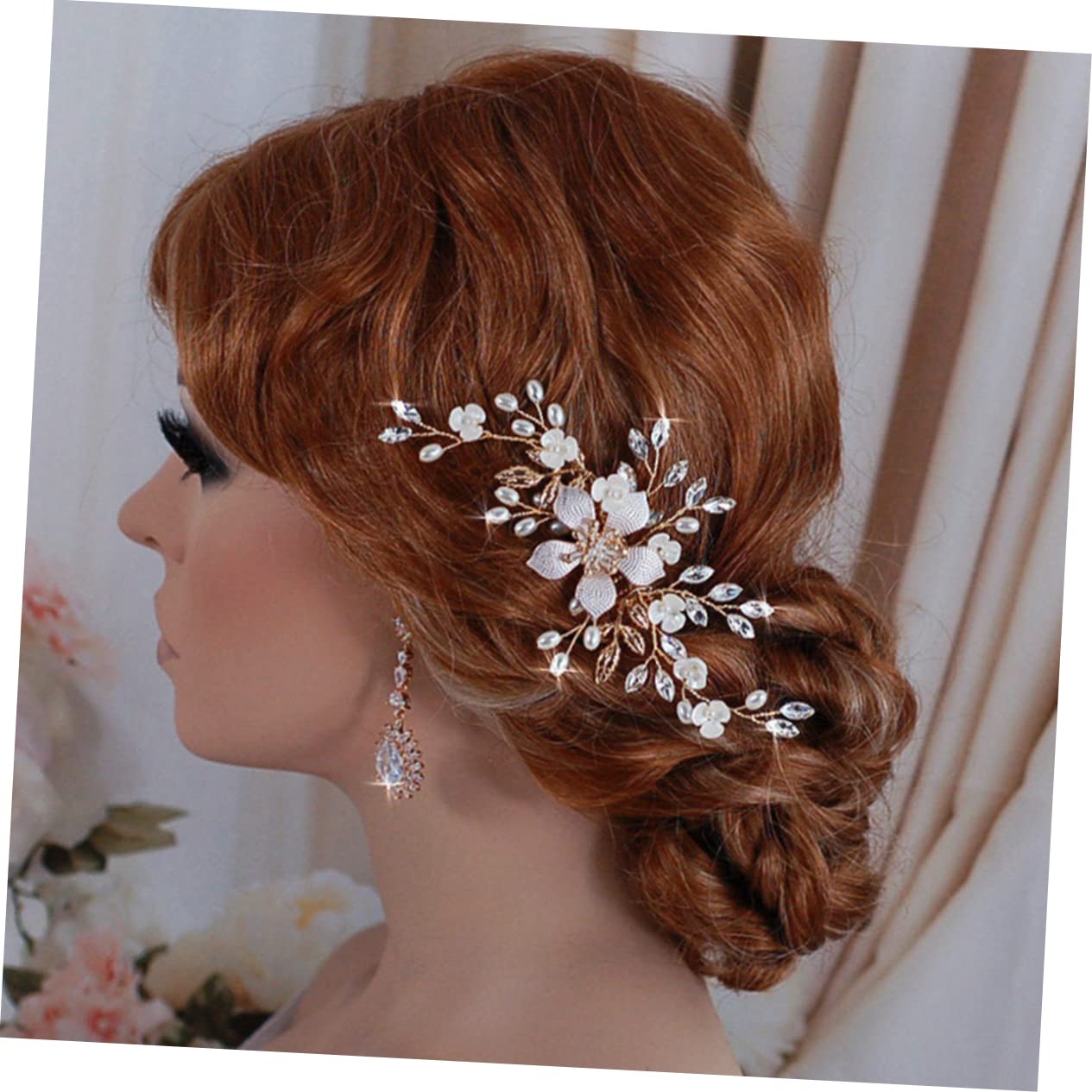 LALAFINA Elegant Pearl Wedding Hair Comb – Bridal Hair Accessories for Bride, Special Occasions | Perfect for Weddings, Prom, Formal Events & Photo Shoots