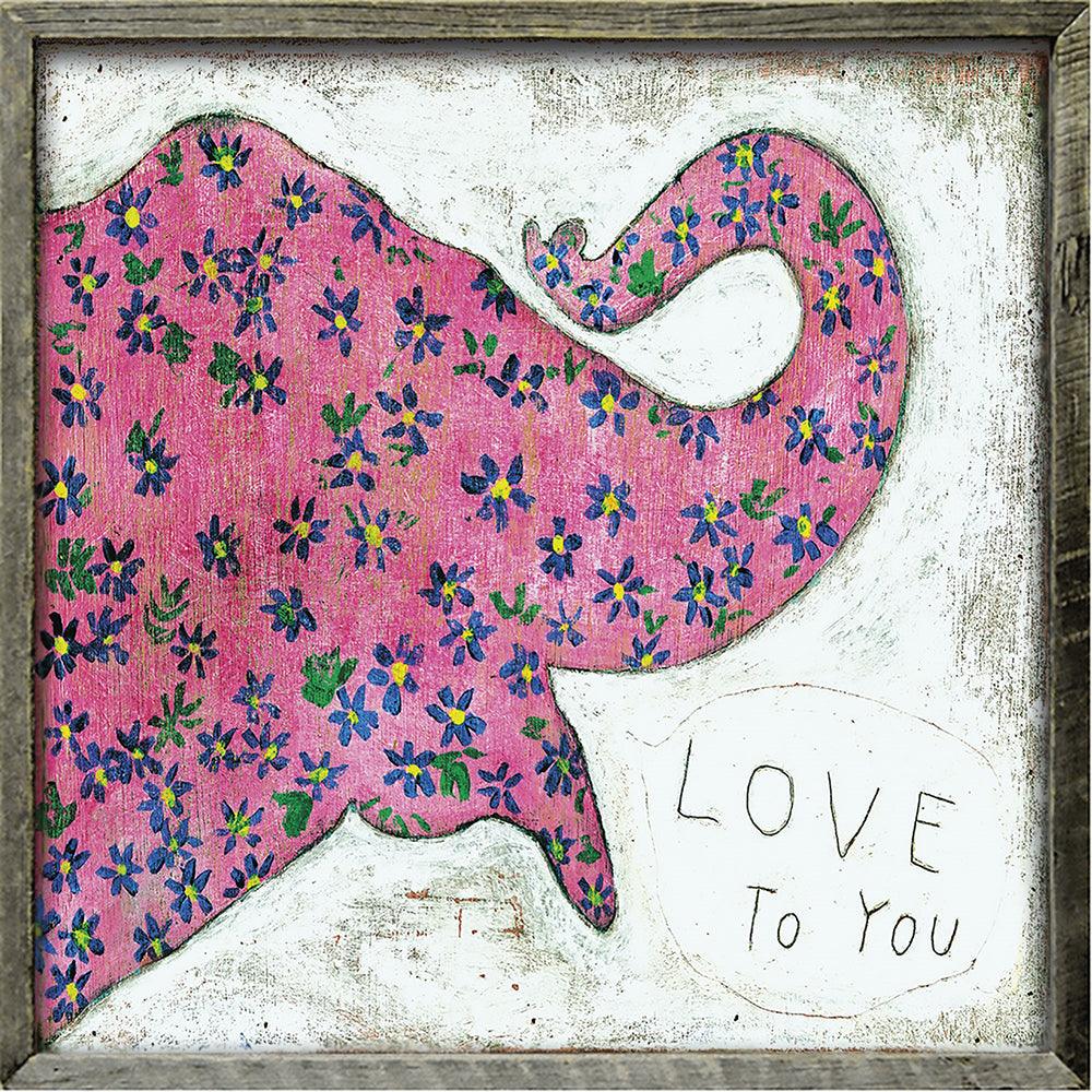 Pink Elephant Art Print - Vibrant Wall Decor for Nursery, Kids Room & Home - Perfect for Baby Showers & Birthday Gifts