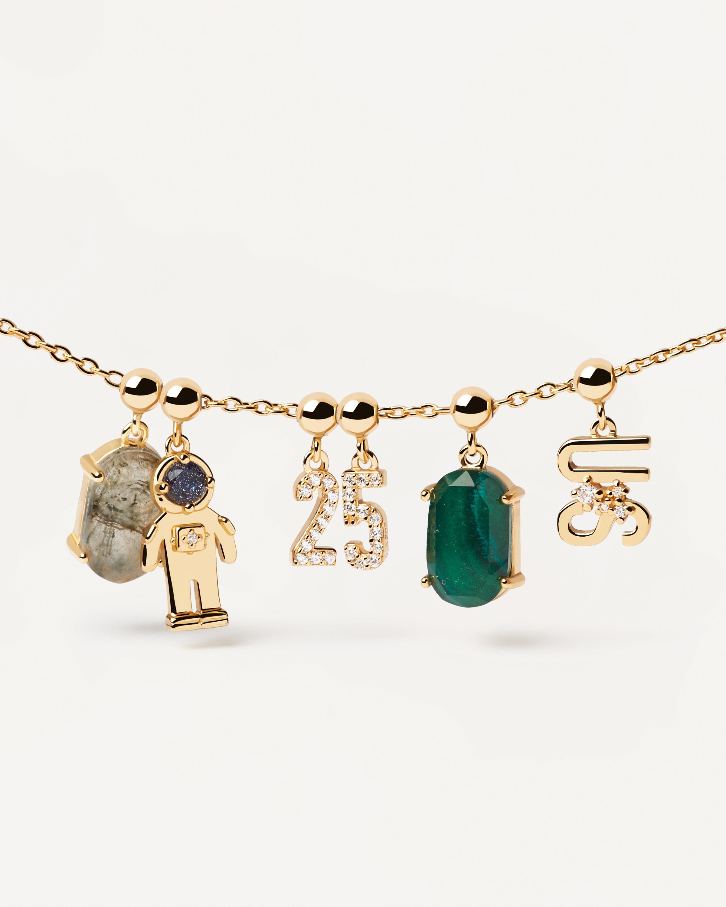 Look Charms 10 Pack - Fashion Jewelry Charms for DIY Bracelets & Necklaces - Perfect for Gifts, Parties & Craft Projects