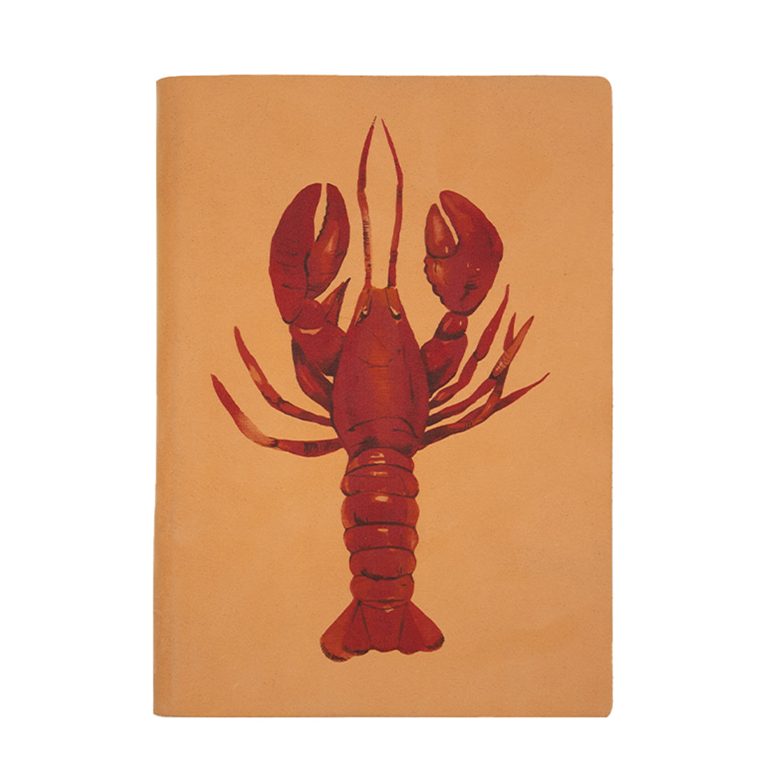 Premium Diarpell Leather Lobster Journal - Lined Ivory Pages for Writing, Note Taking & Gift Giving - Perfect for Travel, Office & Creative Inspiration