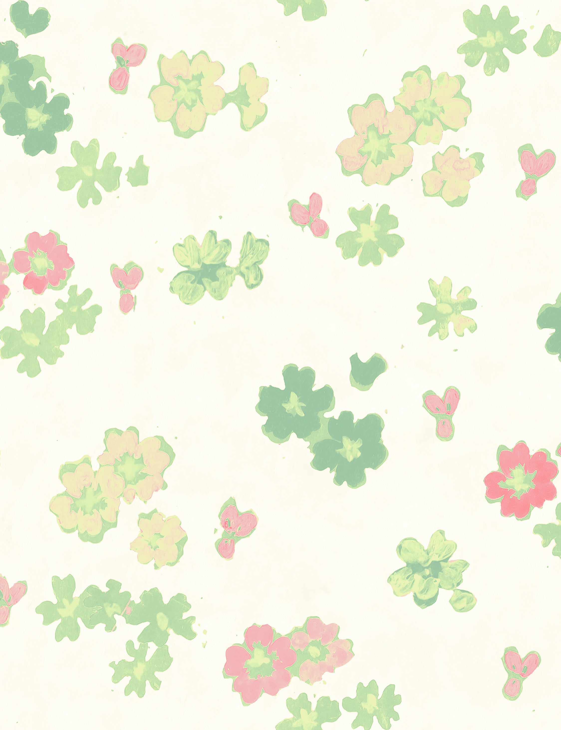 Paule Marrot Yellow Flower Field Wallpaper - Vintage Botanical Peel & Stick Wallpaper for Bedroom, Living Room Decor