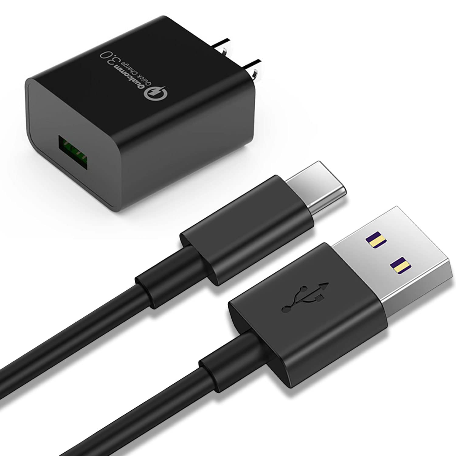 6Ft USB C Fast Charger Cable - 18W QC3.0 Quick Charge for Samsung Galaxy Tab A7 10.4
