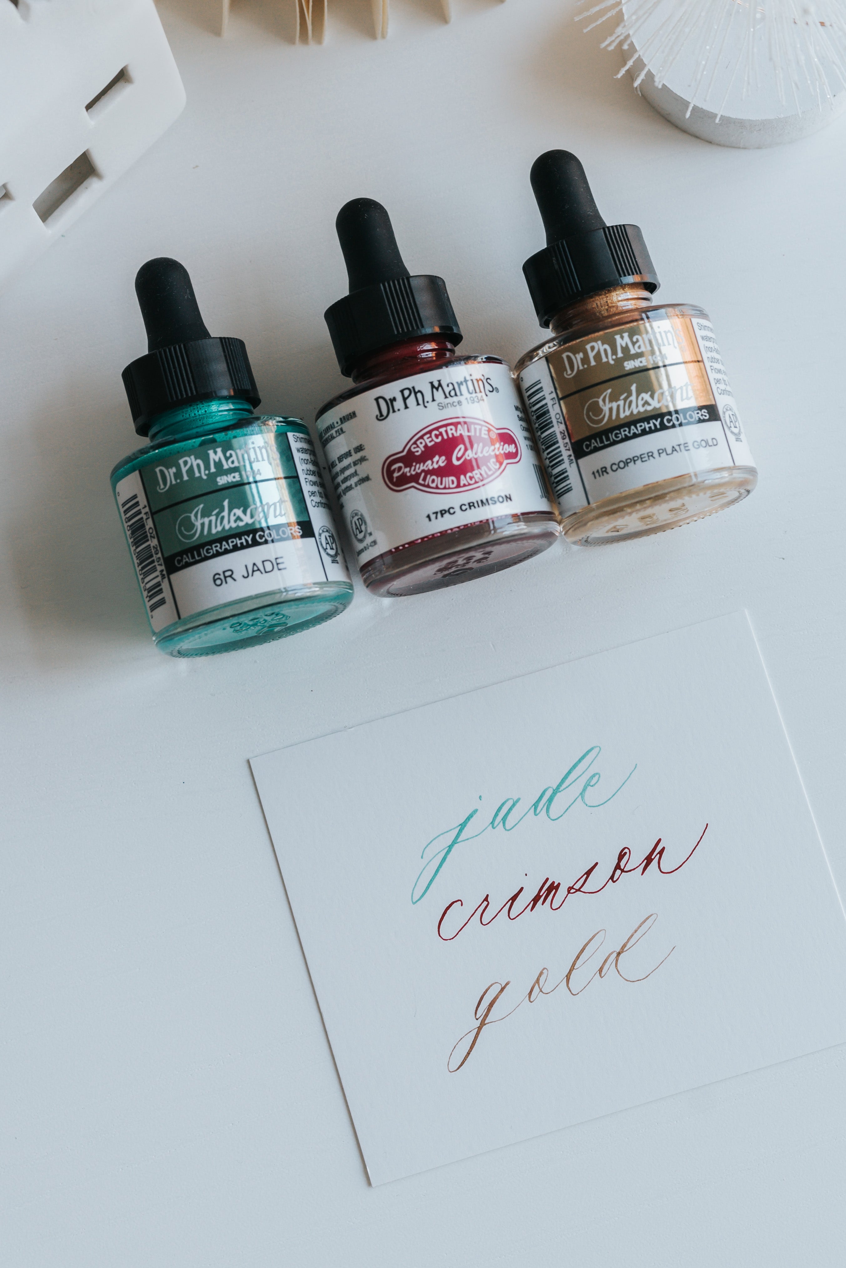 Premium Calligraphy Inks Set for Artistic Writing - 12 Vibrant Colors for Brush Pens, Dip Pens & Fountain Pens - Perfect for Lettering, Wedding Invitations, Scrapbooking & DIY Crafts