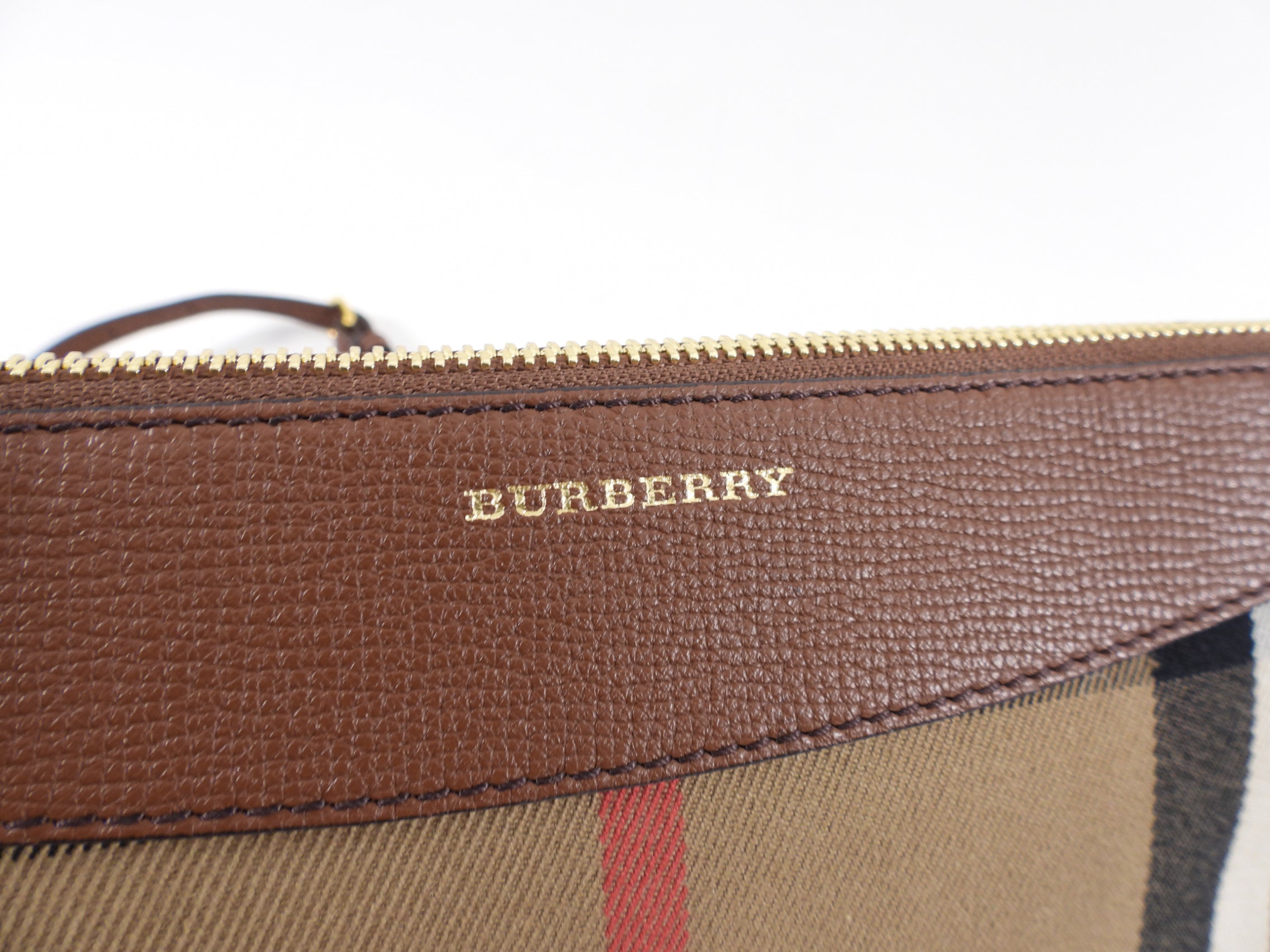 Burberry Noval Check Brown Leather Derby Payton Crossbody Bag for Women - Stylish Designer Handbag for Work, Travel & Everyday Use
