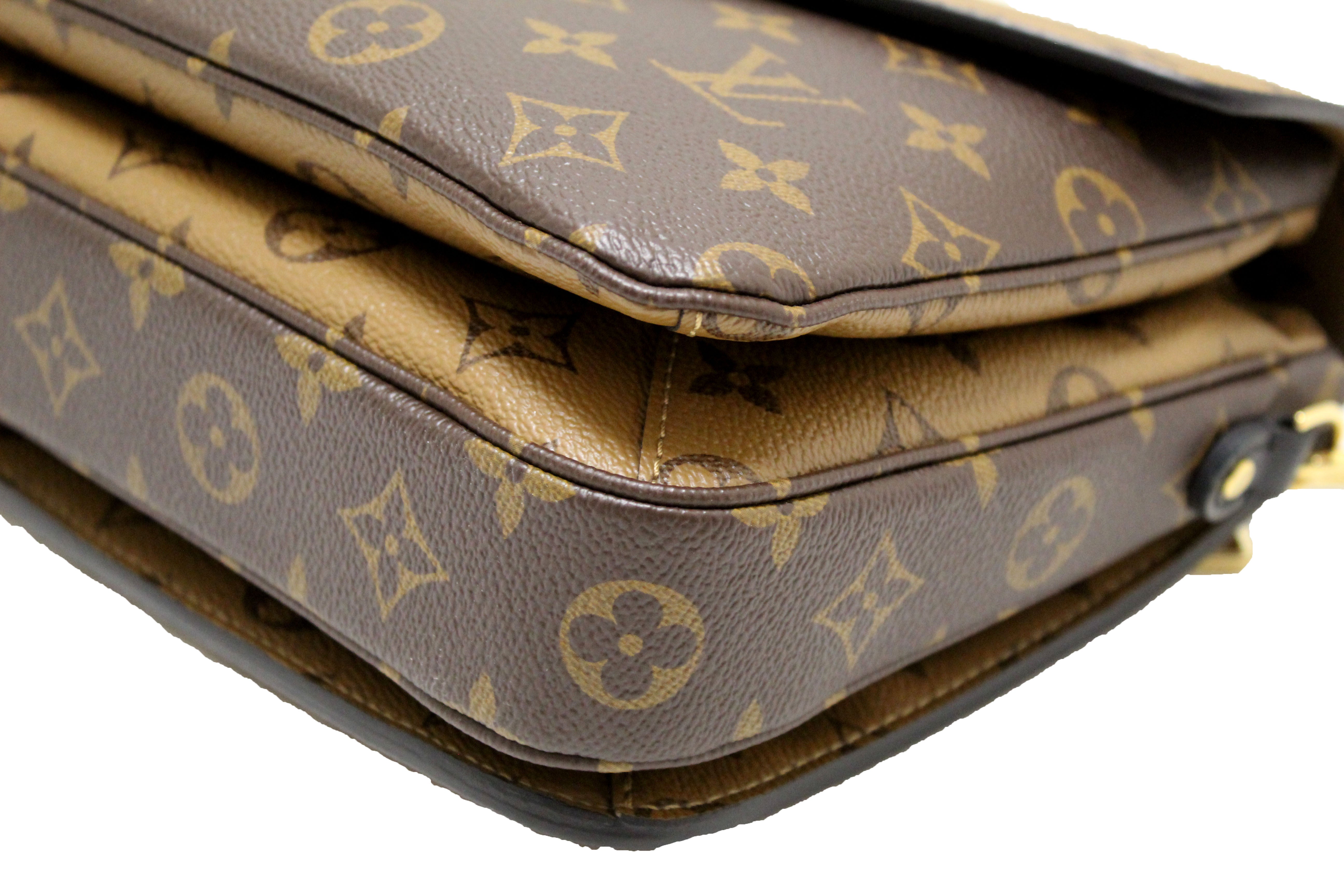 Authentic Louis Vuitton Monogram Reverse Pochette Metis Crossbody Bag - Luxury Handbag for Women, Perfect for Work, Travel & Everyday Use