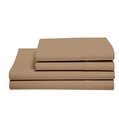 Luxury 800 Thread Count 100% Cotton 4-Piece Bed Sheet Set - Soft & Smooth Hotel Quality Deep Pocket (15