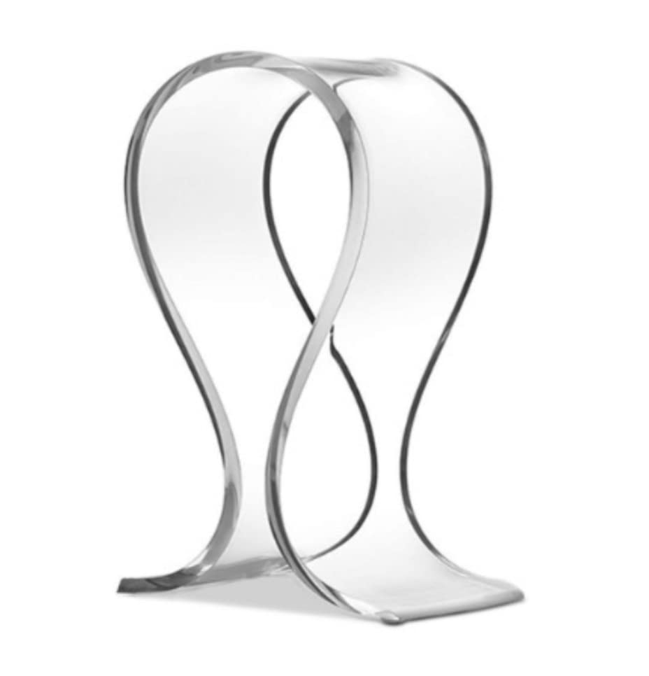 Universal Acrylic Headphone Stand Holder - 12.5x6x22cm Headset Hanger for Earbuds, Gaming Headsets & Office Headphones - Perfect for Desk Organization, Gaming Setup & Workspace Display