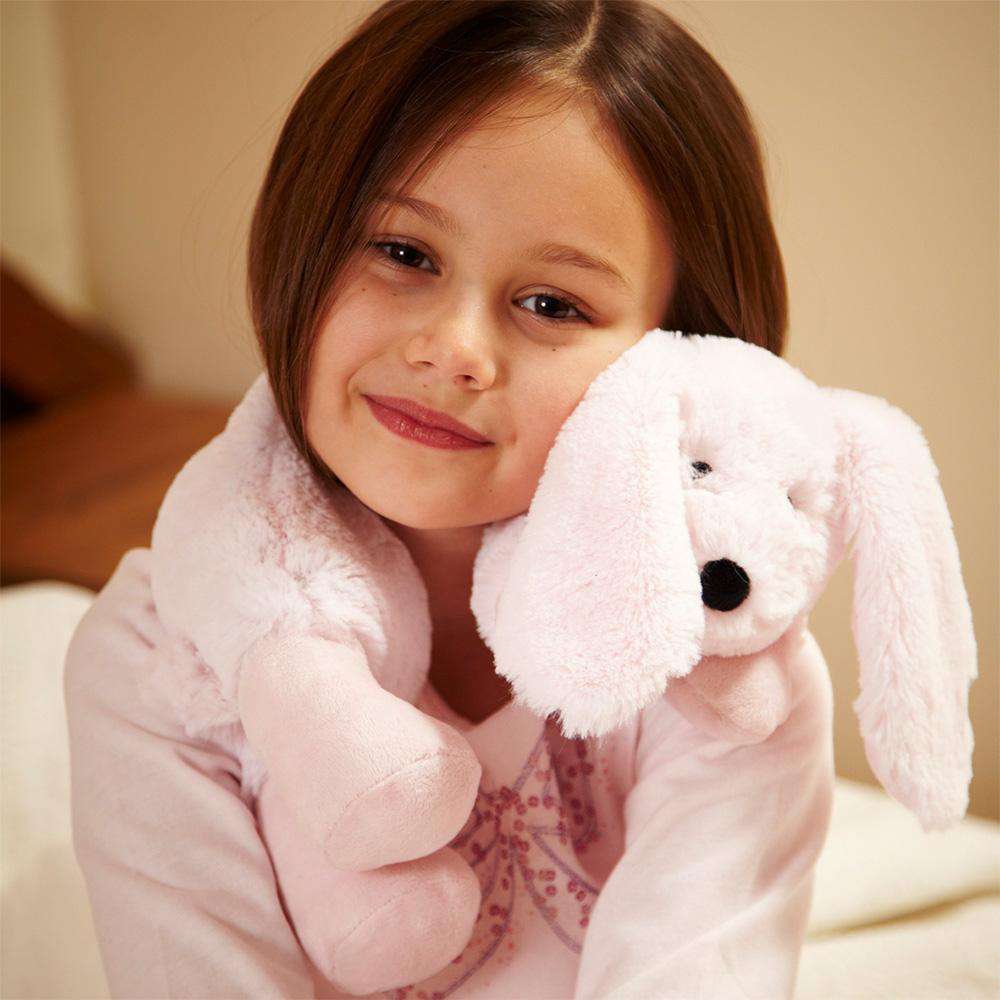 Cozy Bunny Warmies Wrap - Soft Plush Microwaveable Heating Pad for Kids & Adults - Perfect for Relaxation, Stress Relief & Cold Weather Comfort