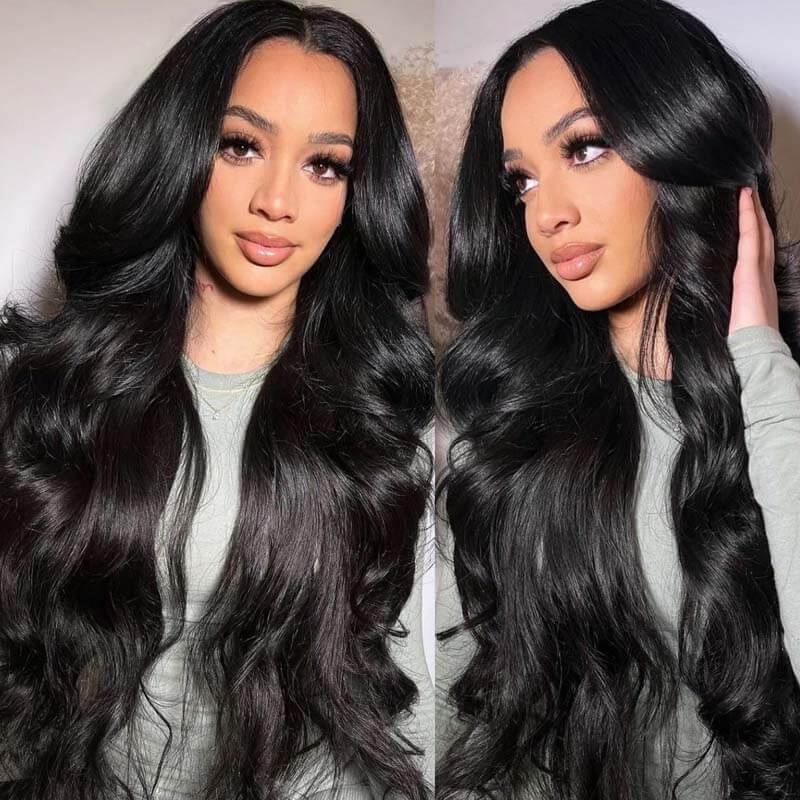 Eullair Body Wave Wigs 9x6 Parting Human Hair Lace Front Wigs - Glueless, Pre Plucked, Pre Cut, No Knots - Natural Look for Women | Perfect for Daily Wear, Parties & Special Occasions