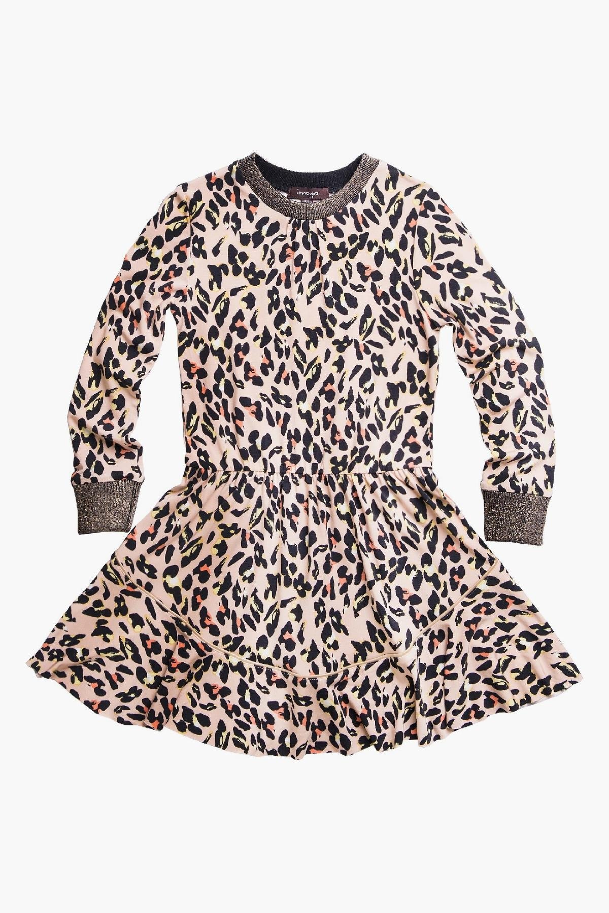 Imoga Paula Speckle Girls Dress - Cute Floral Print Summer Dress for Toddler & Kids - Perfect for Birthday Parties, School Events & Family Outings