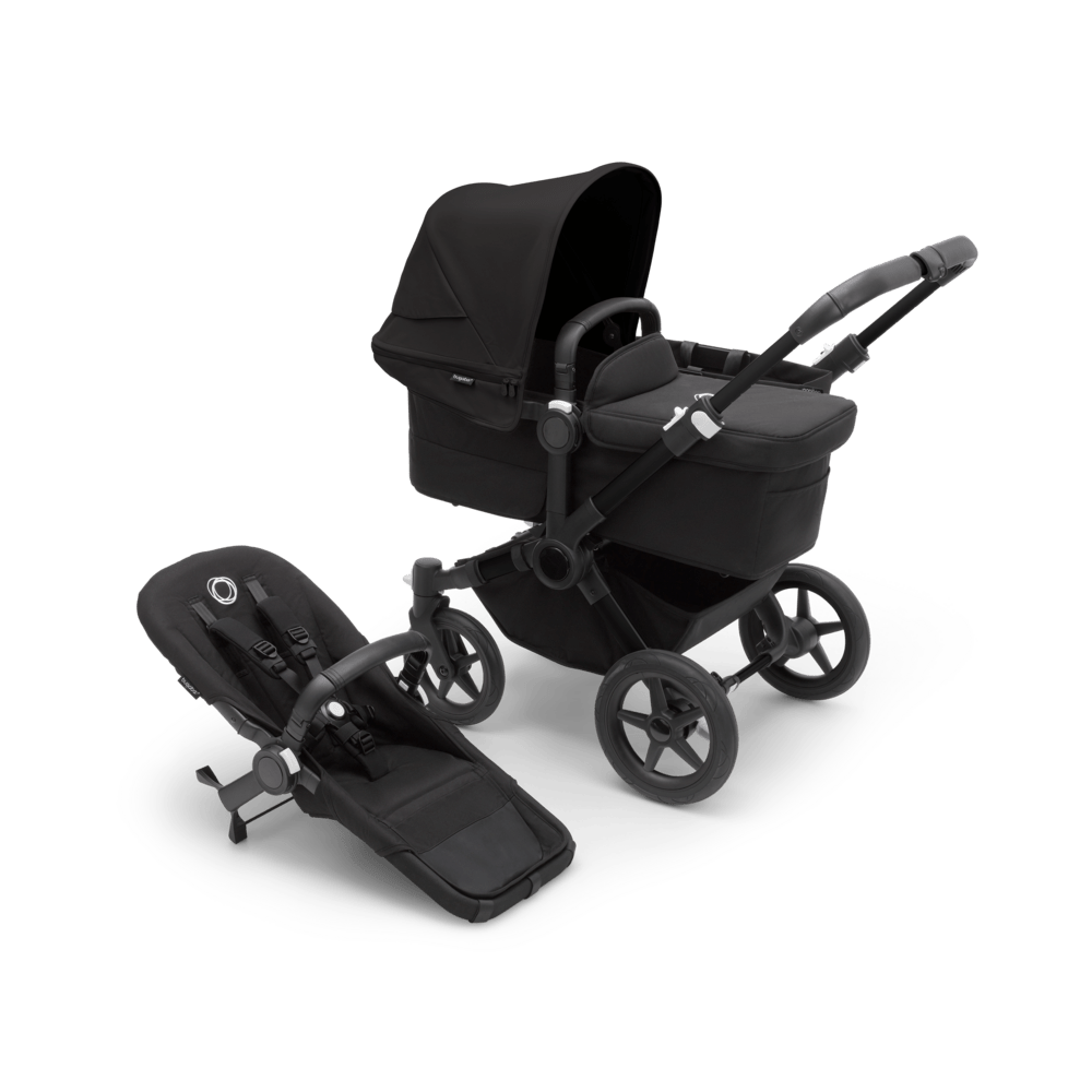Bugaboo Donkey 5 Twin Stroller - Premium Double Baby Stroller for Twins with Adjustable Seats, Lightweight Foldable Design - Perfect for City Walks, Shopping & Travel