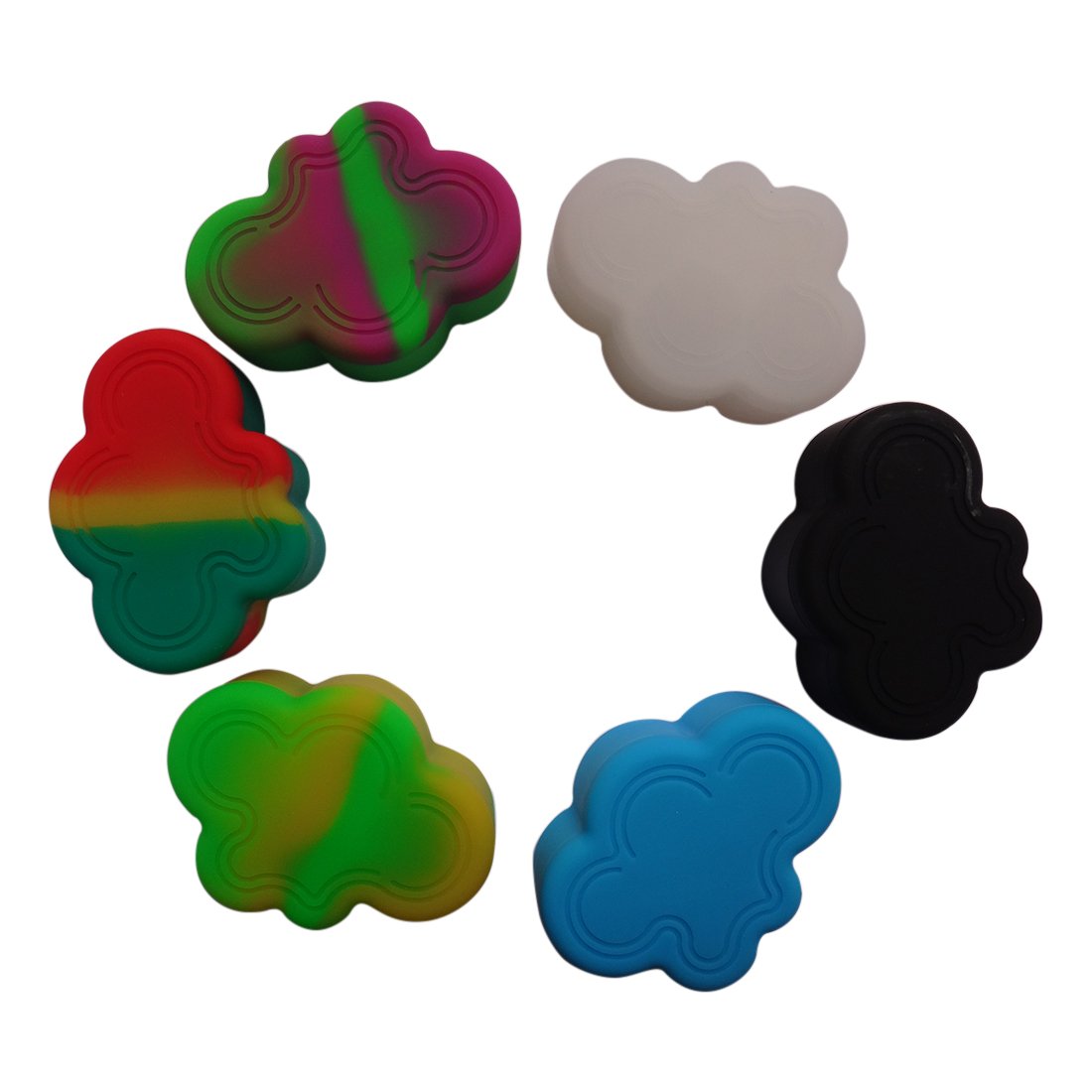 HONEYYE Silicone Non-Stick Storage Containers - 1 Piece Assorted Colors for Kitchen, Pantry & Meal Prep Organization