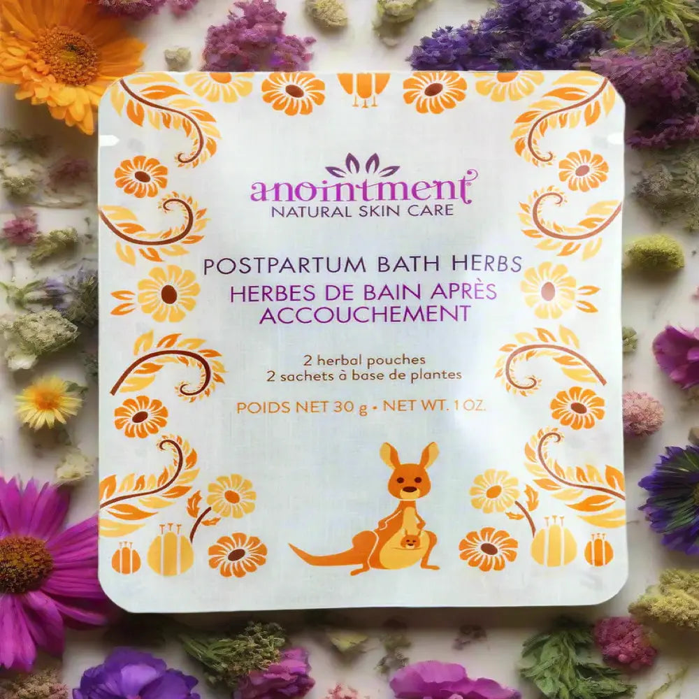 Anointment Postpartum Bath Herbs - 2 Pack for Postnatal Recovery & Relaxation | Natural Herbal Soak for New Moms, C-Section Healing & Sitz Bath Relief