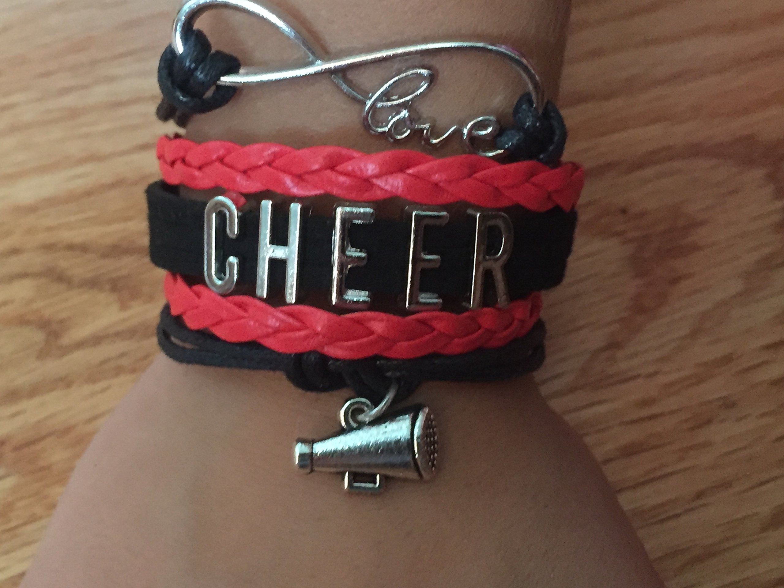 Infinity Collection Cheerleading Bracelets - Stylish Team Spirit Wristbands for Cheerleaders, Dancers & Sports Fans | Perfect for Games, Competitions & School Events