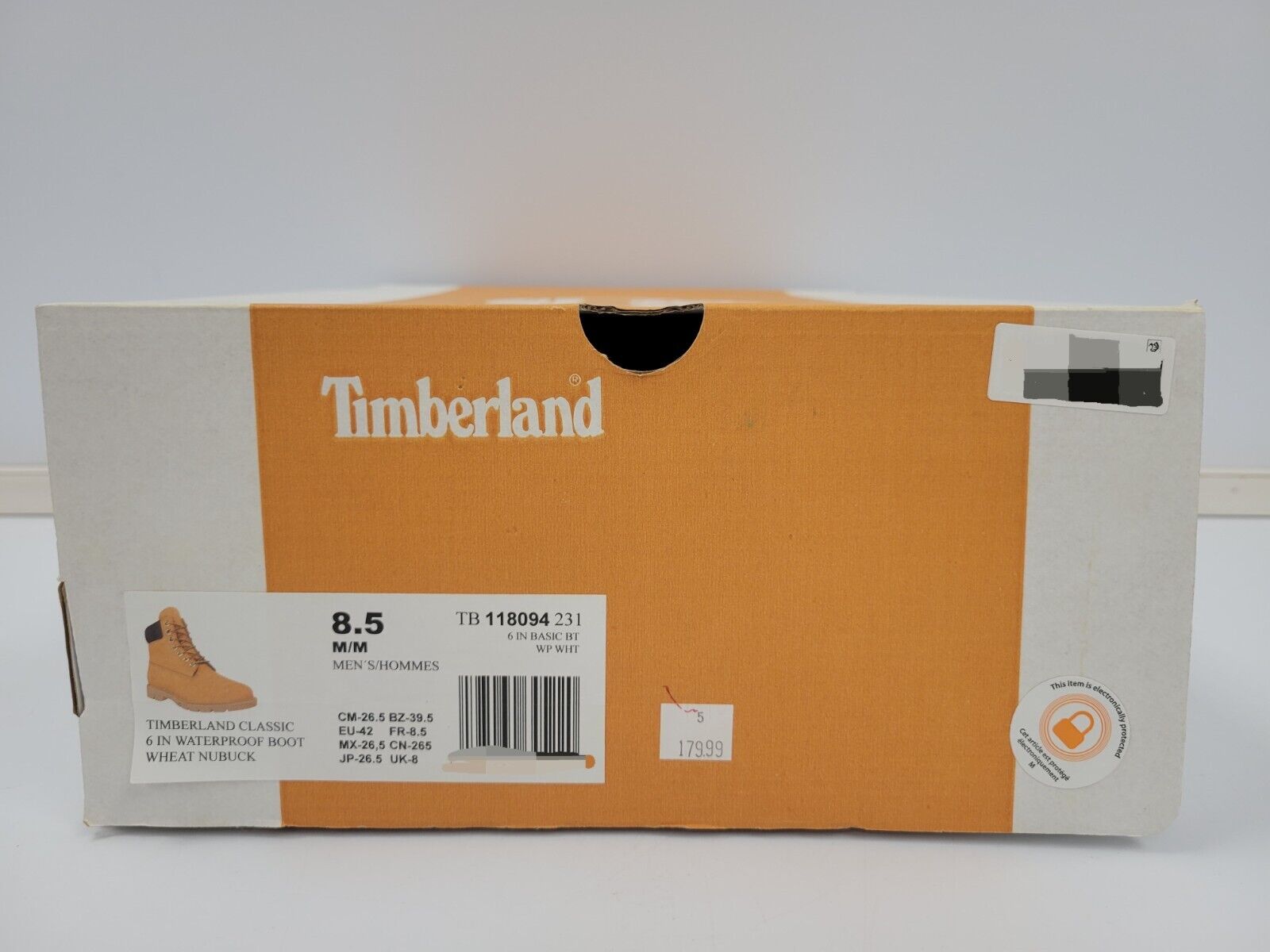 Timberland TB 118094 231 Classic Men's Waterproof Boots Size 8.5 - Durable Leather Hiking & Work Boots for Outdoor Adventures and Everyday Wear