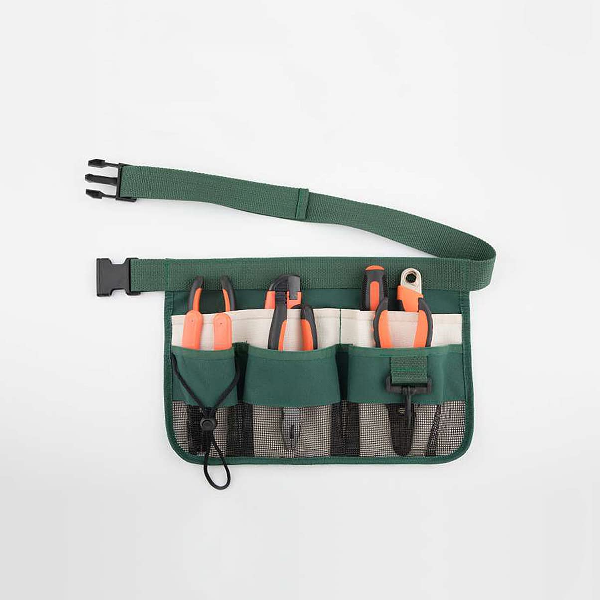 **Hemoton Heavy Duty Canvas Waist Pouch – Gardening Tool Belt Bag for Electric Wrenches, Technician Work Pouch, Multi-Pocket Utility Tote for Gardeners & Cleaners – Perfect for Outdoor Work & DIY Projects**
