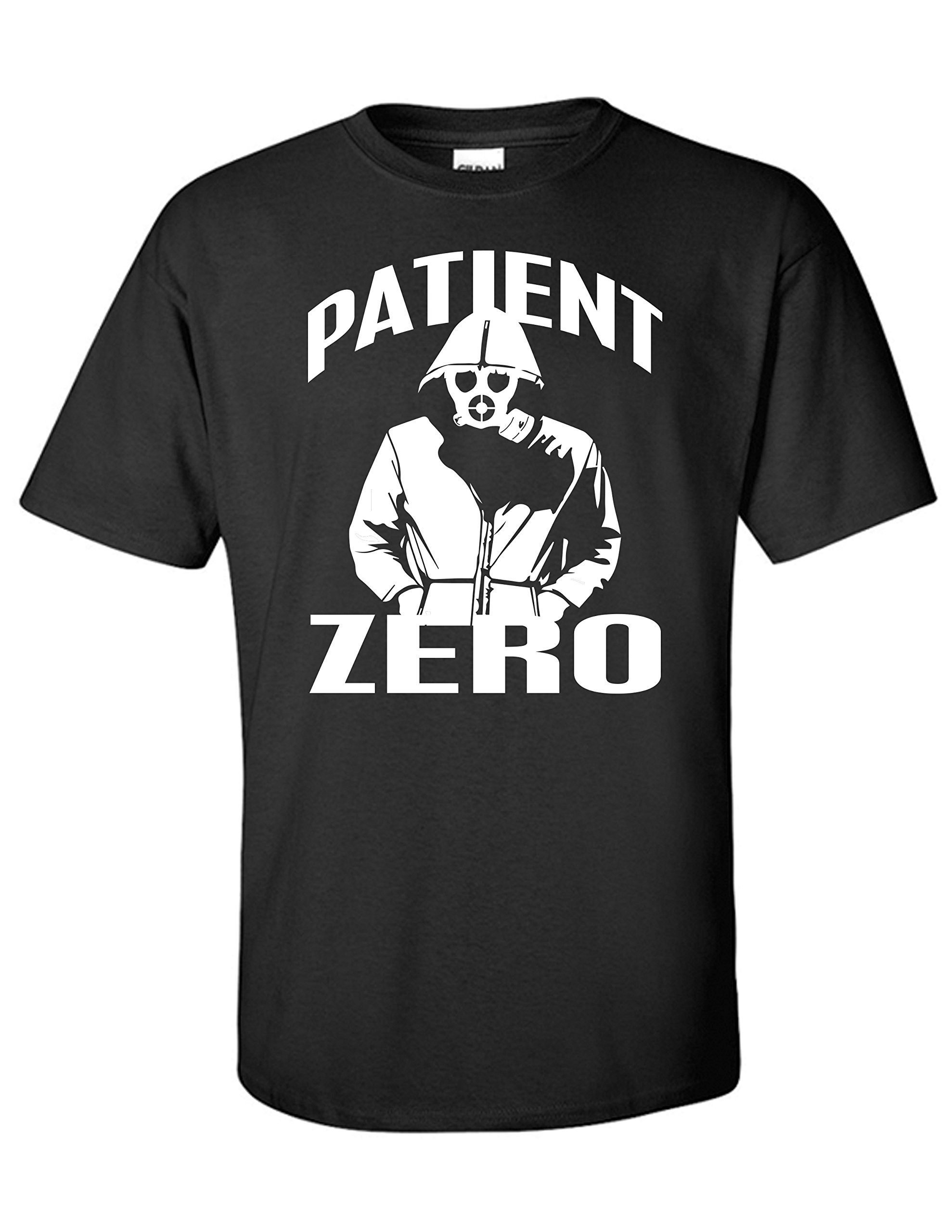 Patient Zero Gas Mask Black T-Shirt for Men - Stylish Graphic Tee