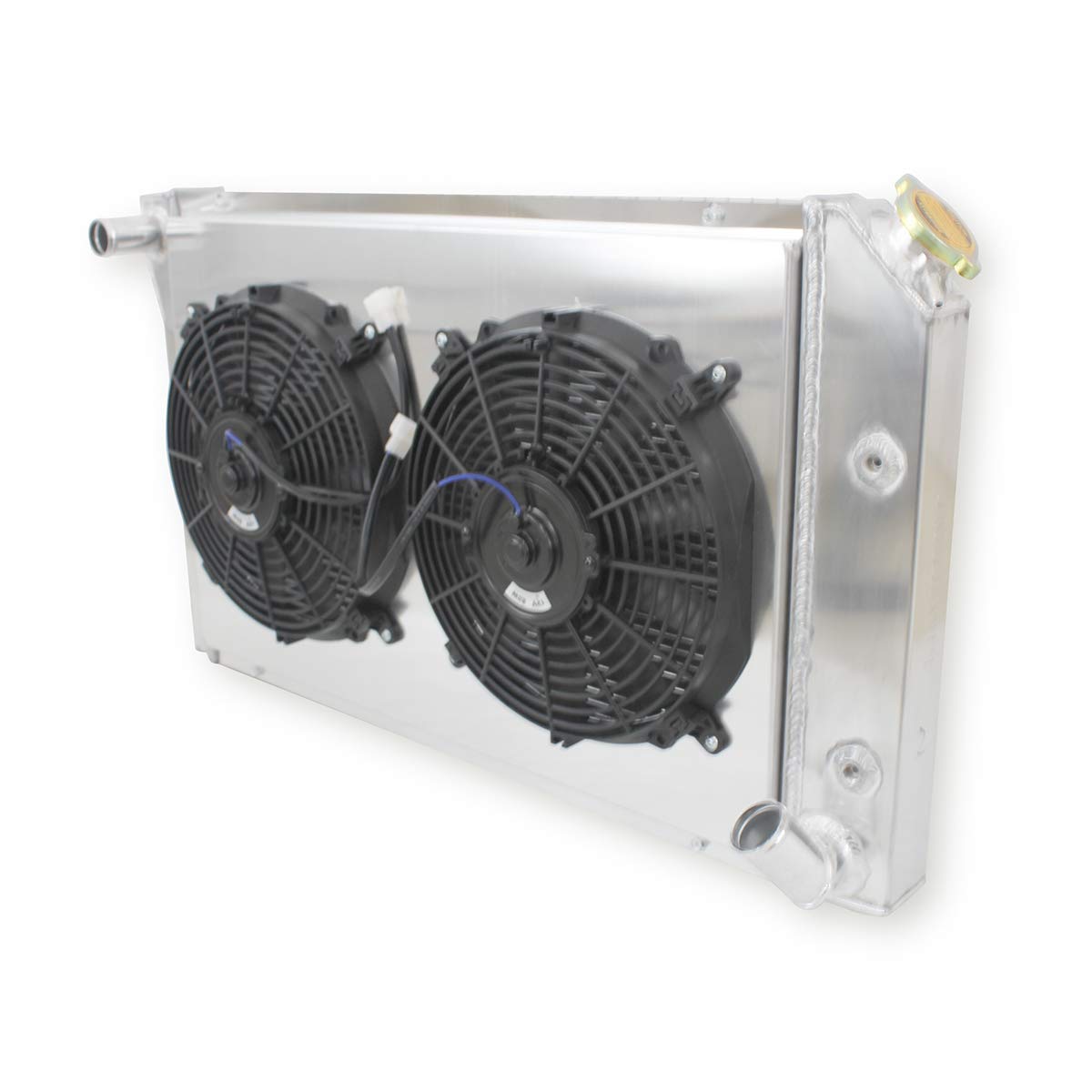 High-Performance 3-Row Aluminum Radiator with Fan Shroud (2x12