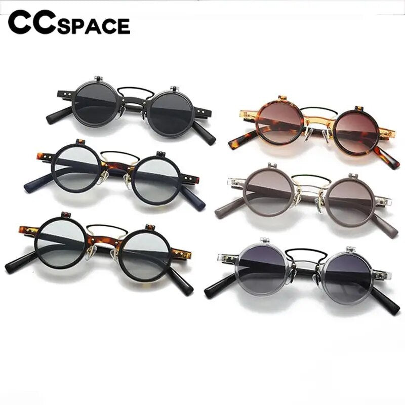 CCspace Unisex Full Rim Small Round TR90 Reading Glasses R57037 - Lightweight & Durable Eyewear for Reading, Office Work, and Daily Use