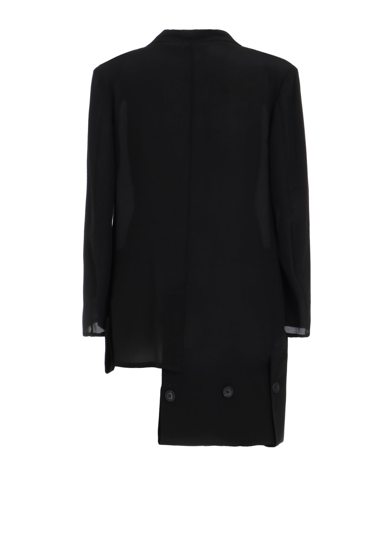 12M Silk Decine Hem Button Detail Jacket for Women - Elegant & Stylish Outerwear for Parties, Weddings & Special Occasions