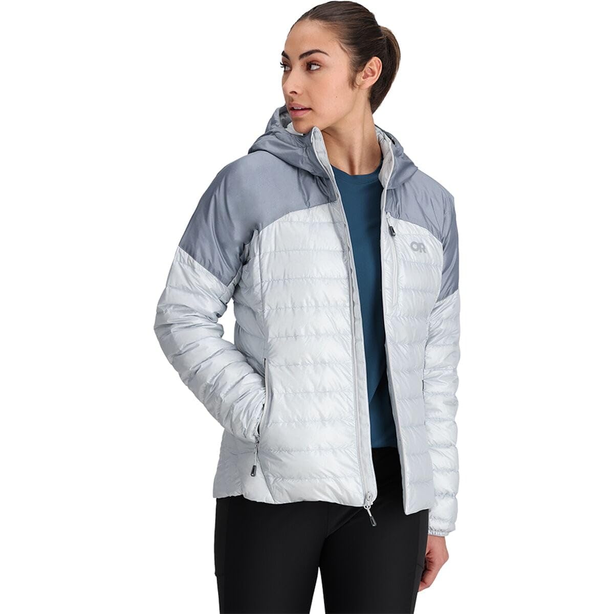 Outdoor Research Women's Helium Down Hoodie - Lightweight Waterproof Winter Jacket for Hiking, Camping & Outdoor Adventures - Warm Insulated Puffer Coat for Cold Weather Activities