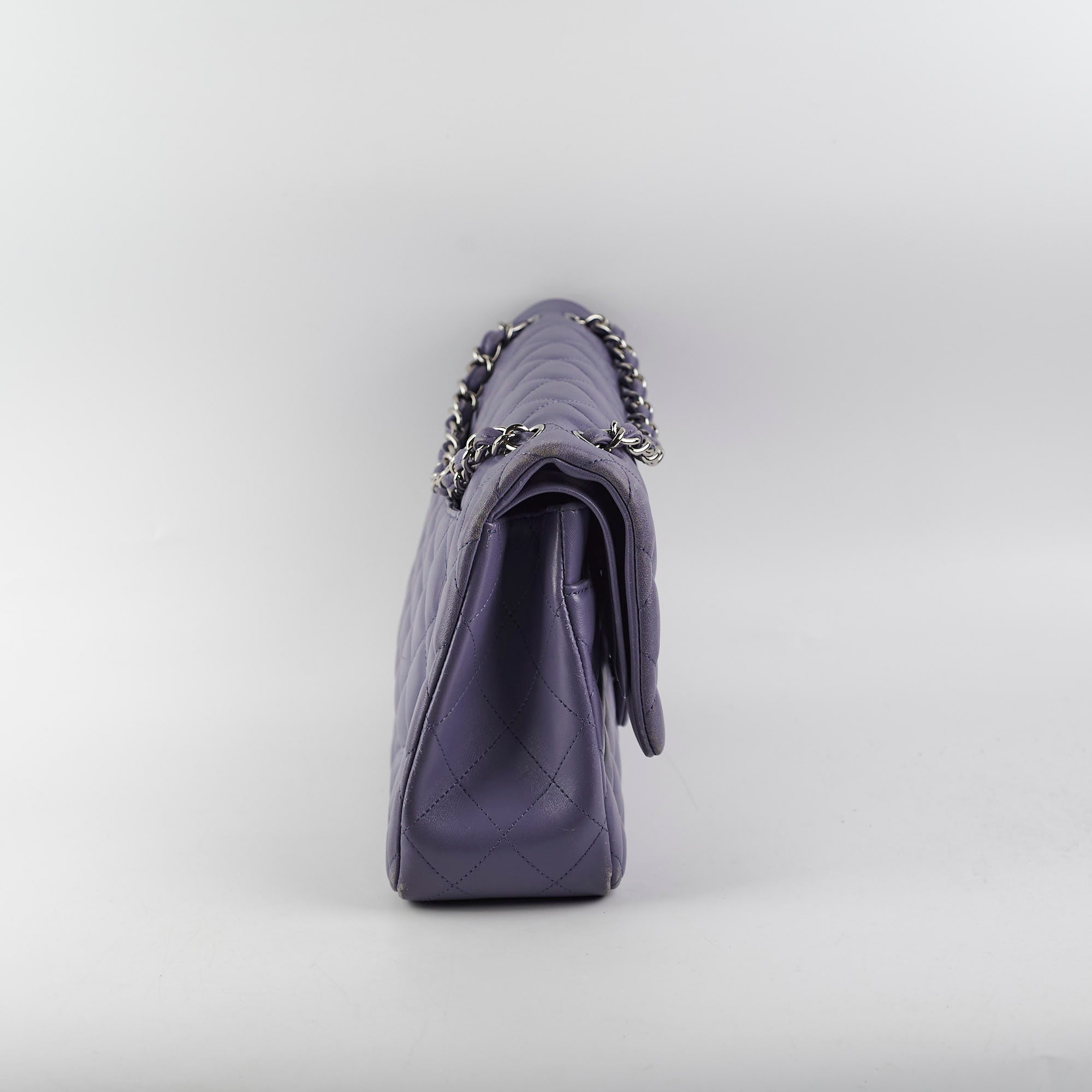 Chanel Jumbo Double Classic Flap Bag in Purple - Luxury Designer Handbag for Women | Perfect for Evening Events, Parties & Special Occasions