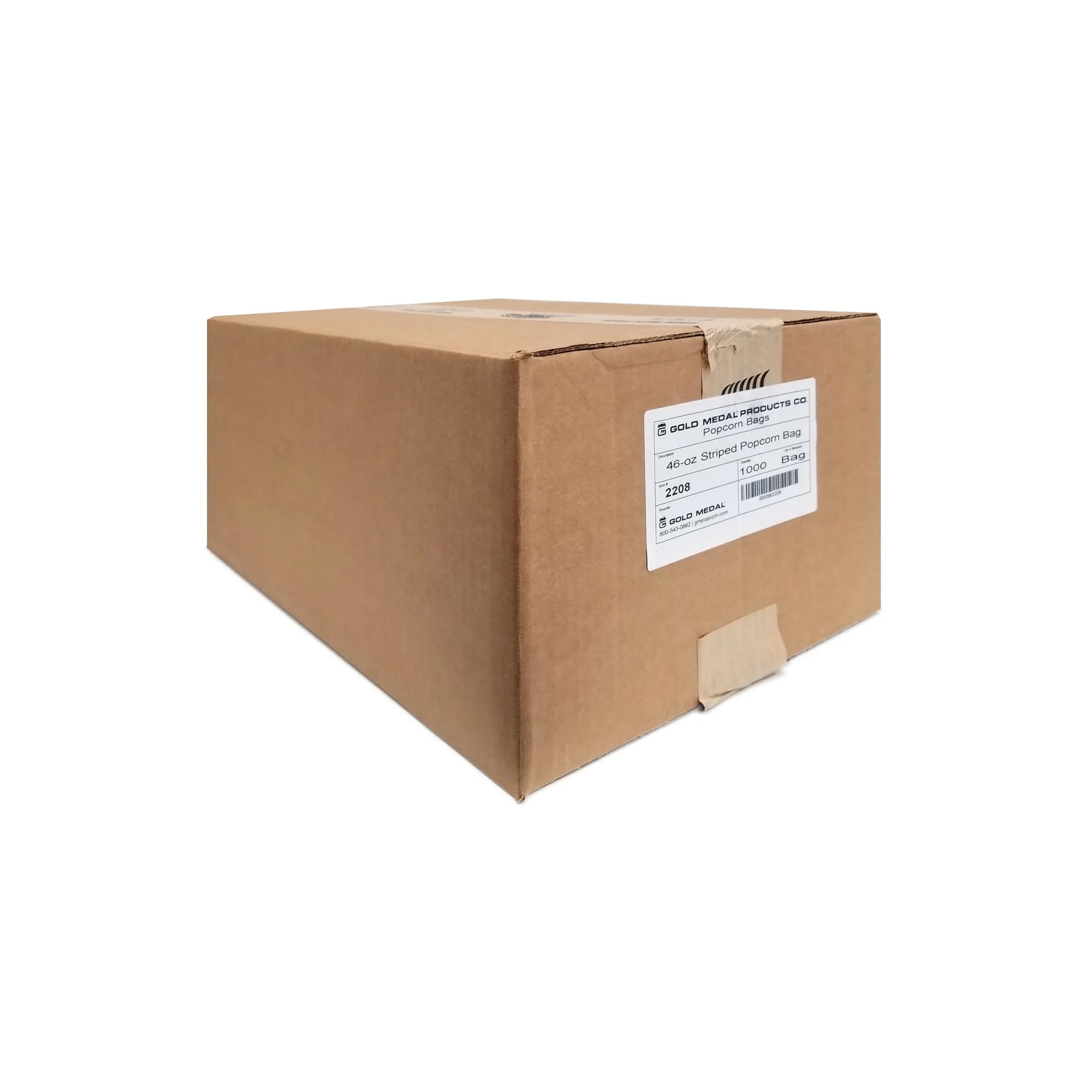 46 oz Laminated Popcorn Bags - 1000 Count Bulk Pack - Commercial Grade for Movie Theaters, Carnivals & Concession Stands