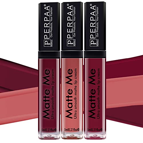 Rich Plum, Peach Nude & Maroon Berry