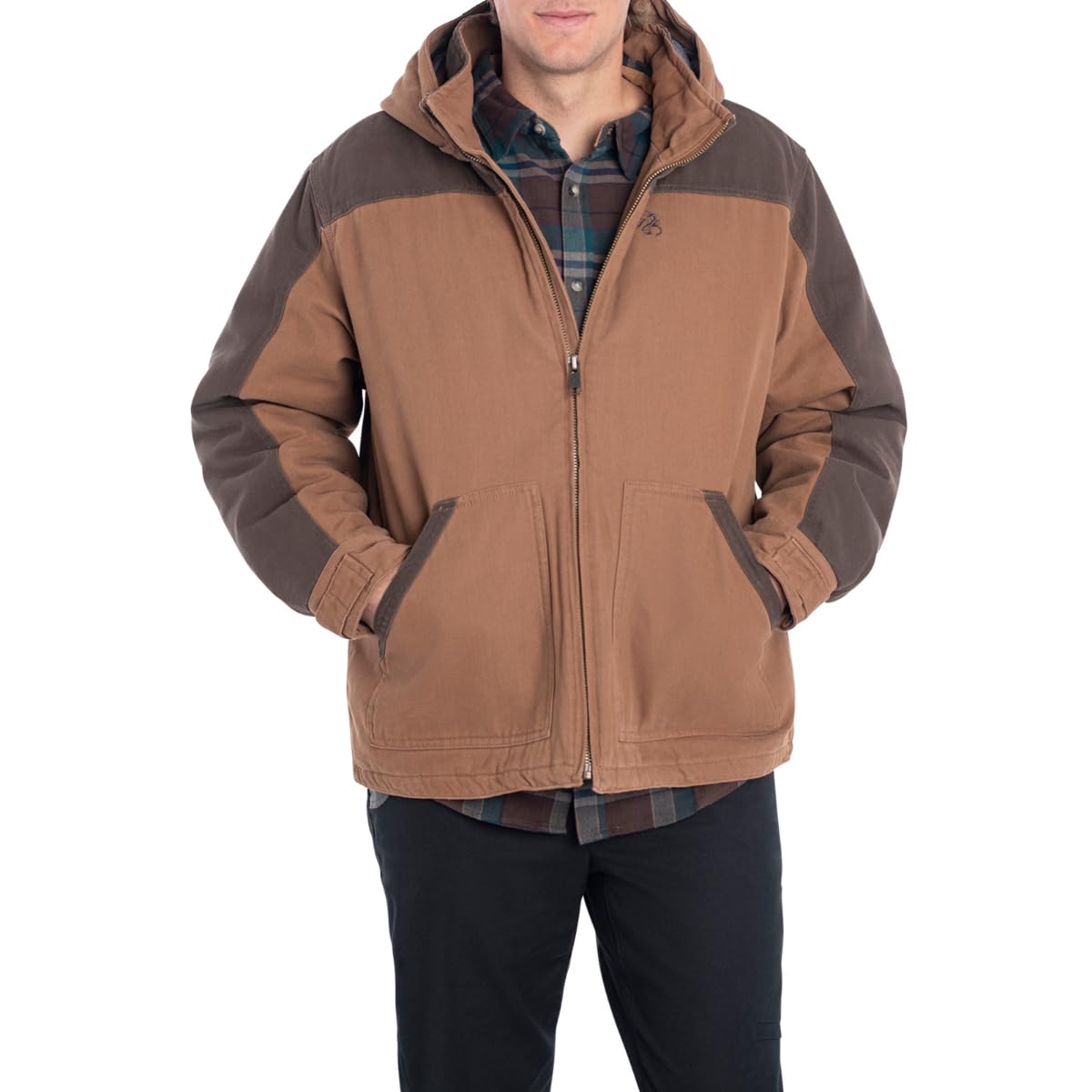 Legendary Whitetails Men's Canvas Cross Trail Workwear Jacket - Durable Outdoor Coat for Hunting, Hiking & Camping - Water-Resistant Canvas Work Coat for Cold Weather Adventures