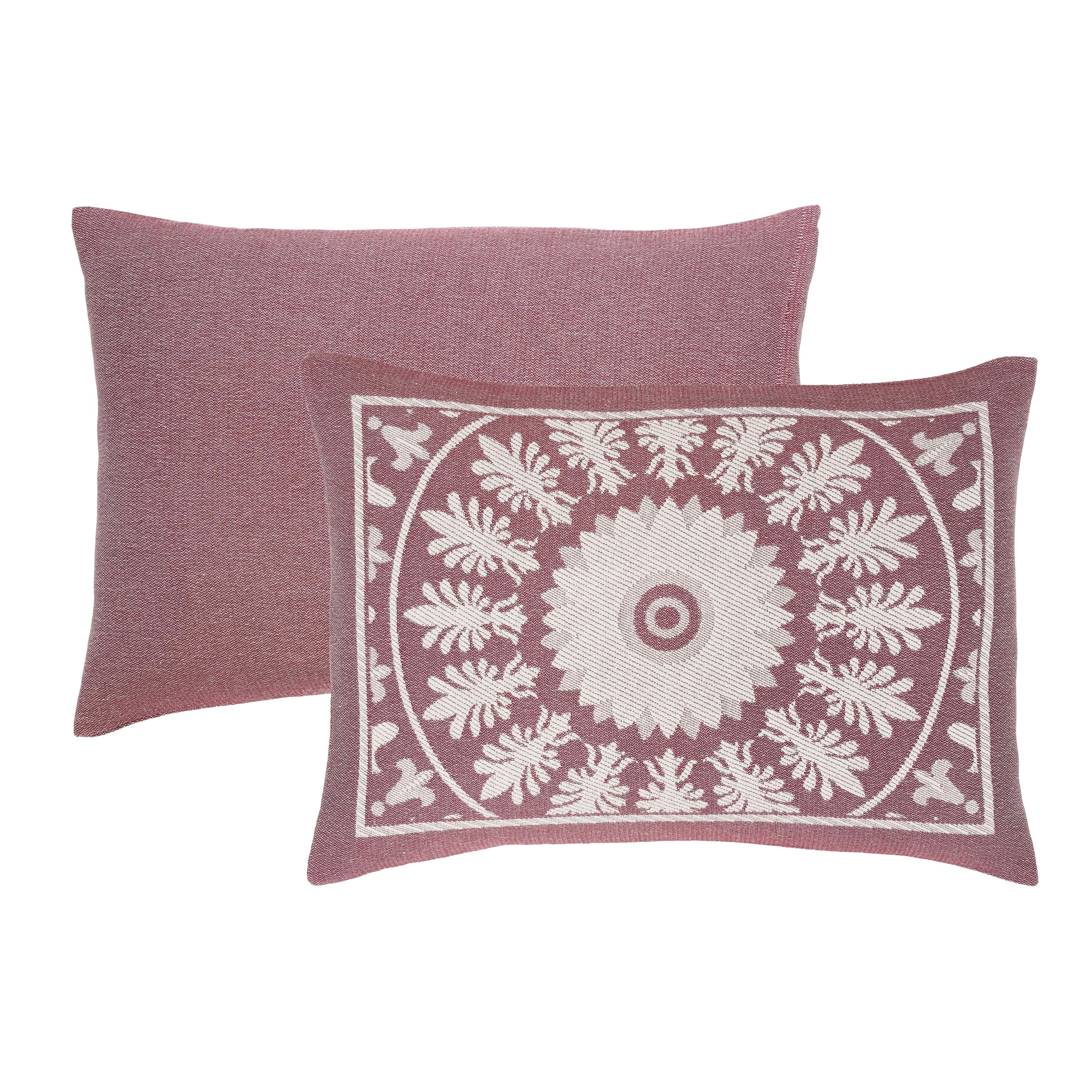 Traditional Medallion Cotton Blend Woven Jacquard Bedspread Set - Queen Size 3-Piece Luxury Bedding for Master Bedroom & Guest Room Decor