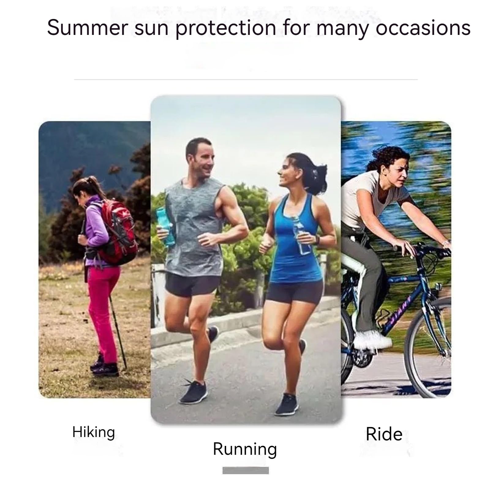 UV Protection Full Face Sunscreen Mask for Women - Ice Silk Vinyl Summer Sun Shade Hat with Wide Brim | Outdoor Activities, Beach, Hiking, Gardening & Driving