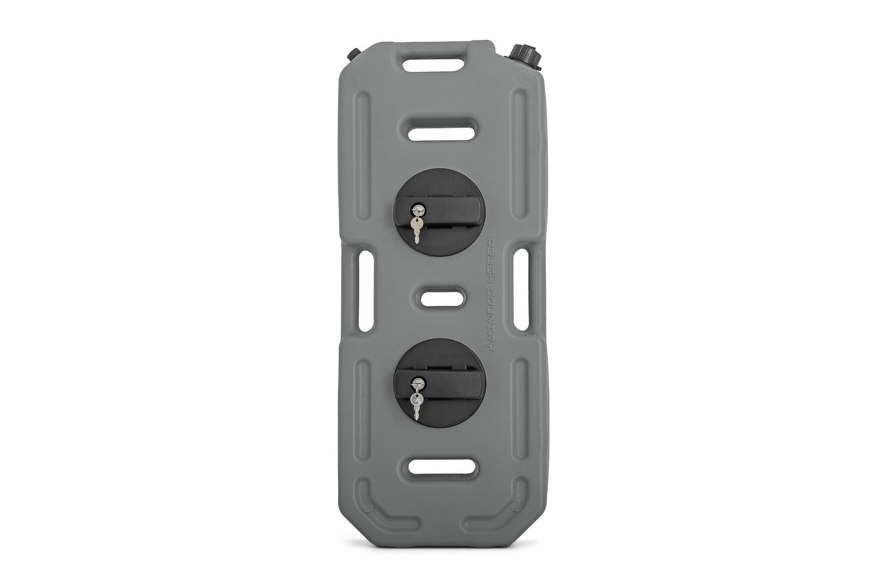 20L Gray Fluid Container with Lockable Lid - Heavy Duty Storage for Oil, Chemicals & Liquids - Ideal for Garage, Workshop & Industrial Use