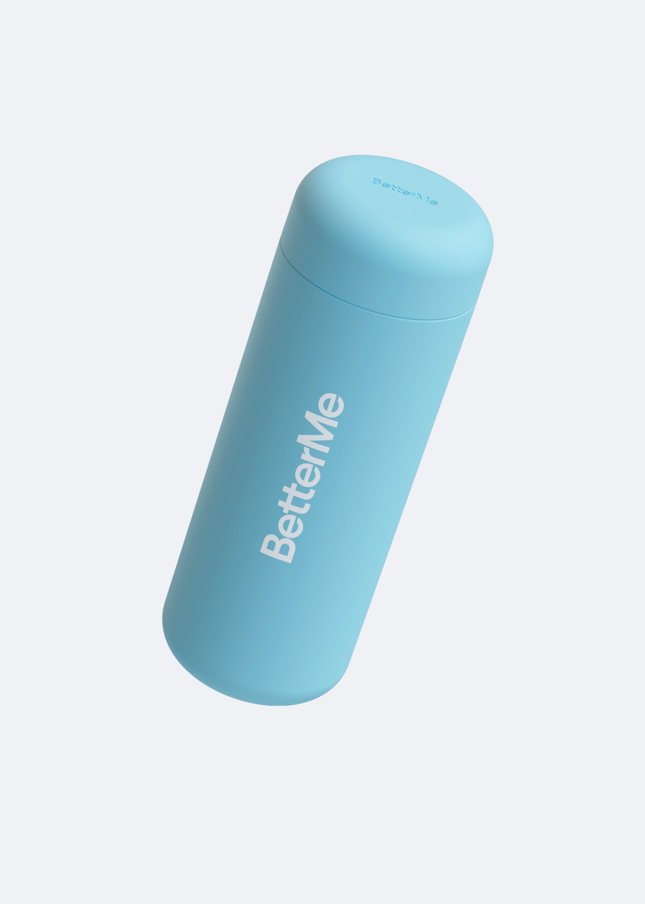 BetterMe Insulated Water Bottle - 24oz Leakproof Stainless Steel Thermos with Straw & Handle, Keeps Drinks Cold for 24Hrs/Hot for 12Hrs - Perfect for Gym, Hiking, Office & Outdoor Activities (Blue)