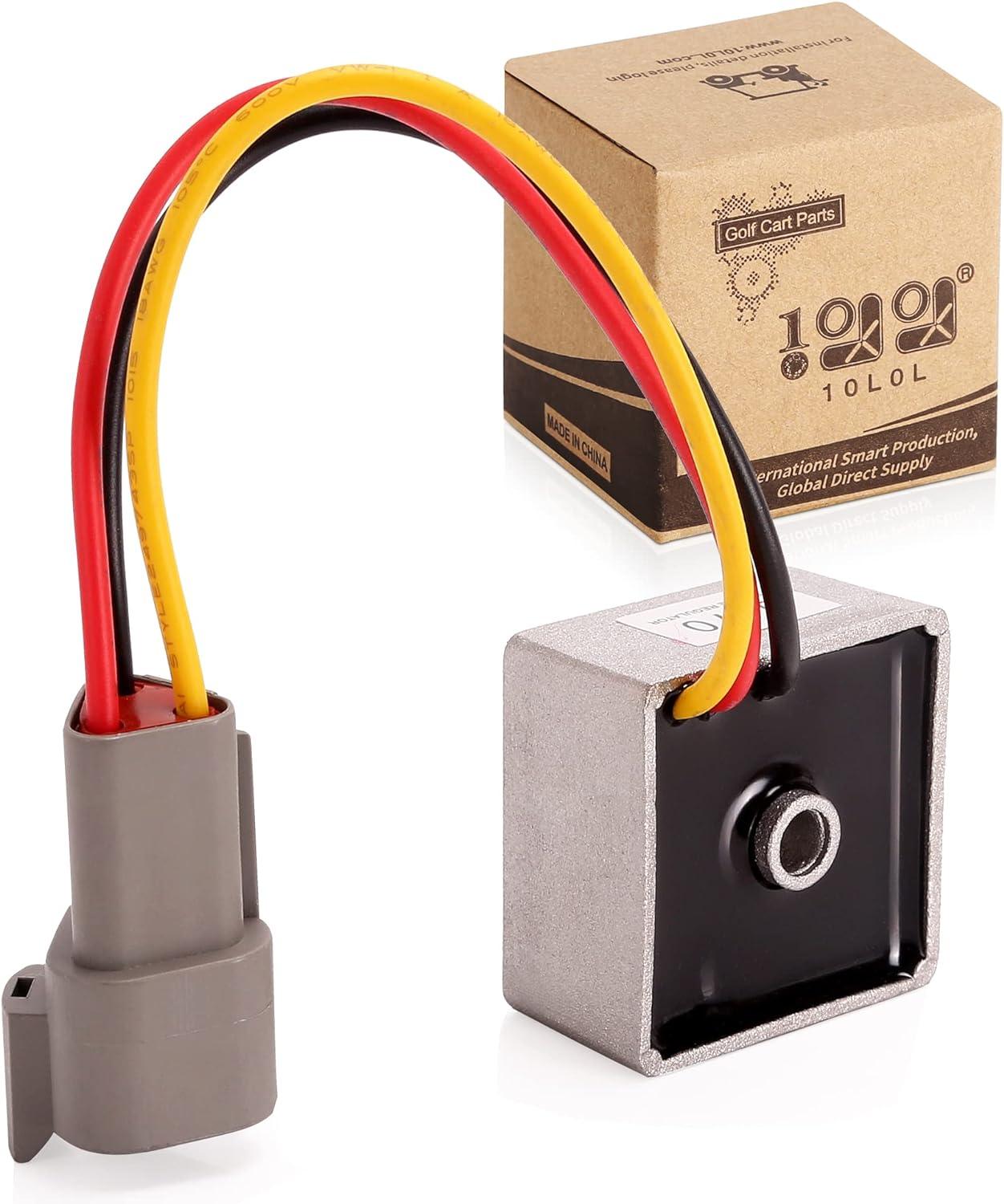 12V Golf Cart Voltage Regulator for Club Car Precedent 4-Cycle Gas Engine - Compatible with 10L0L Models | Reliable Power Control for Smooth Golf Cart Performance on Courses & Neighborhood Rides