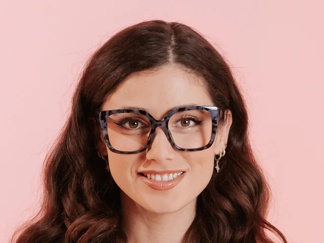 Blue Light Blocking Reading Glasses for Women - Stylish Tortoiseshell Frame - Perfect for Computer Use, Reading & Office Work
