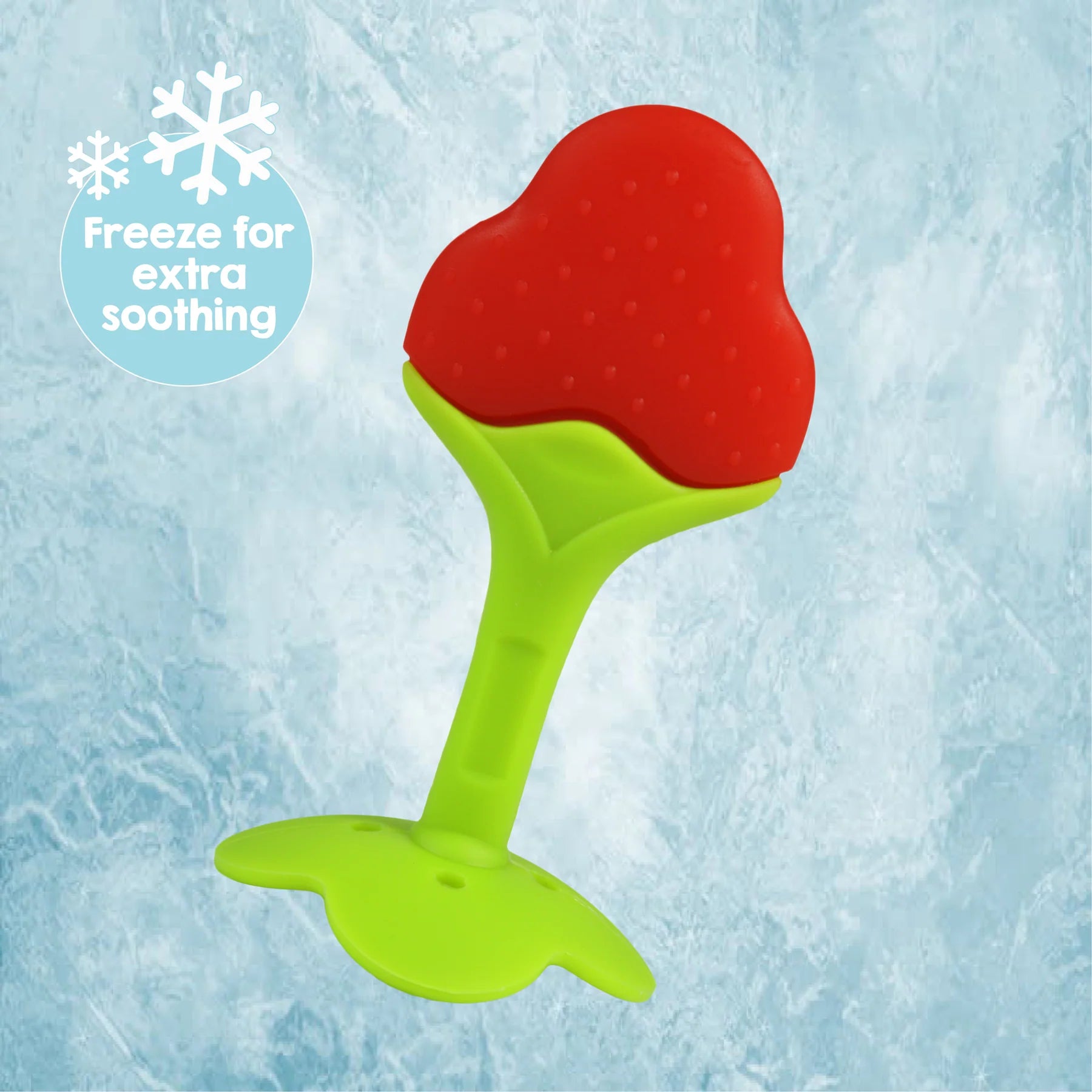 Razbaby Fruitique Silicone Teether Set - 3 Pack Baby Teething Toys for Soothing Sore Gums | BPA-Free, Soft & Safe for Infants | Perfect for Home, Travel & Daycare Use