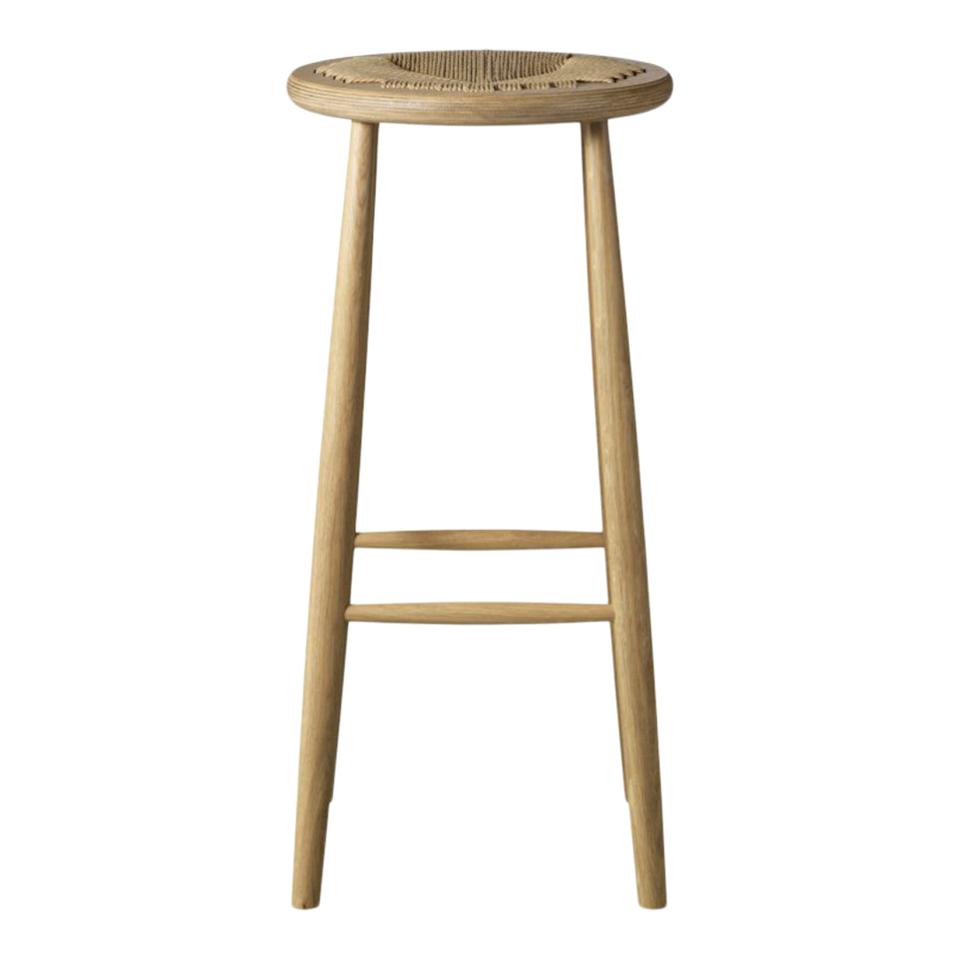 Jorgen Baekmark J165B Modern Bar Stool - Adjustable Height Counter Stool with Footrest - Comfortable Dining & Kitchen Stool for Home, Bar, Restaurant & Cafe Use