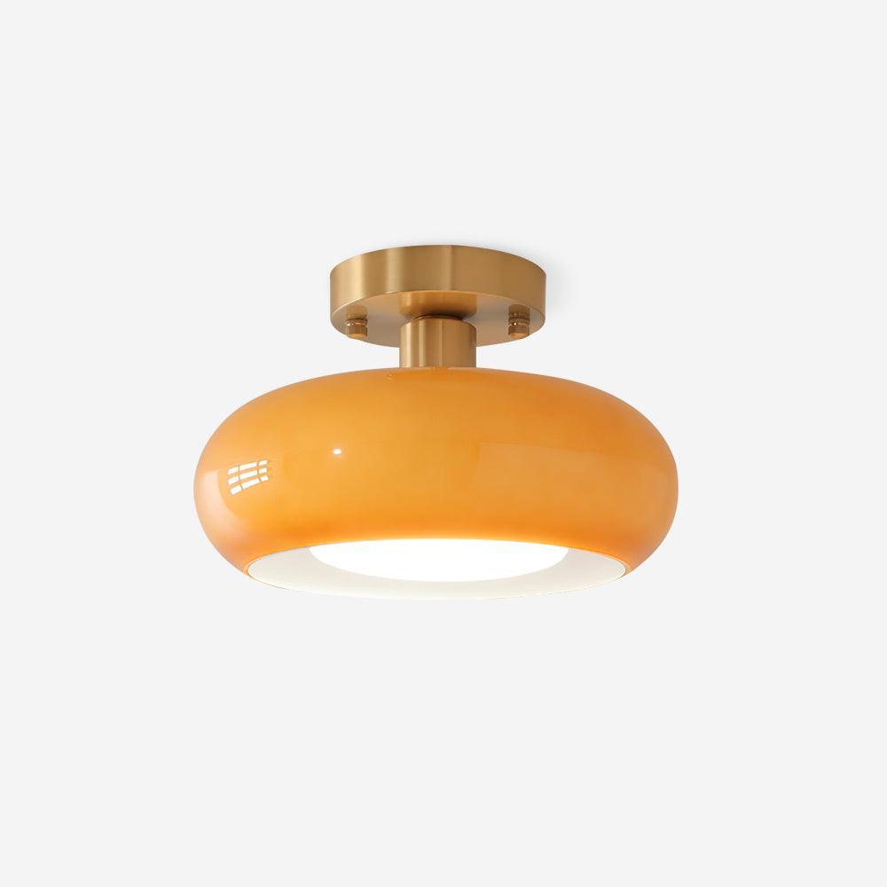Modern Sanna Glass Ceiling Light Fixture - Elegant Crystal Chandelier for Dining Room, Bedroom & Living Room - Dimmable LED Lighting for Home Decor & Interior Design