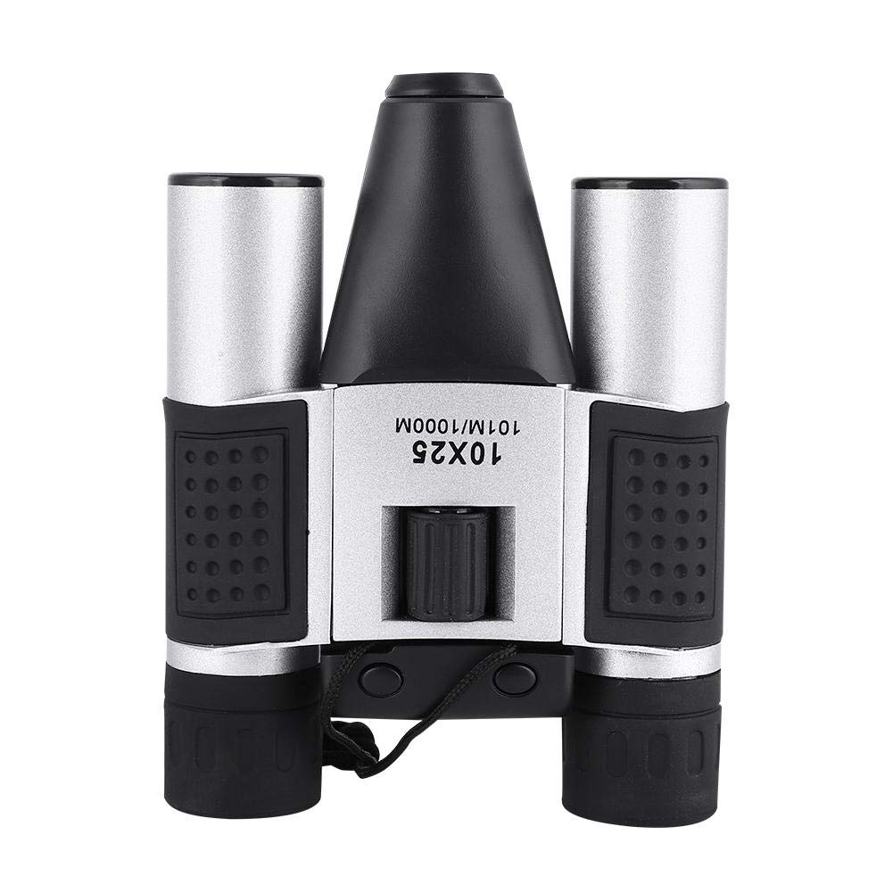 10X25 Digital Camera Binoculars with Zoom & DVR - Portable Telescope Camera for Outdoor Sports, Bird Watching, Hunting - Includes TF Card Reader & Video Recording