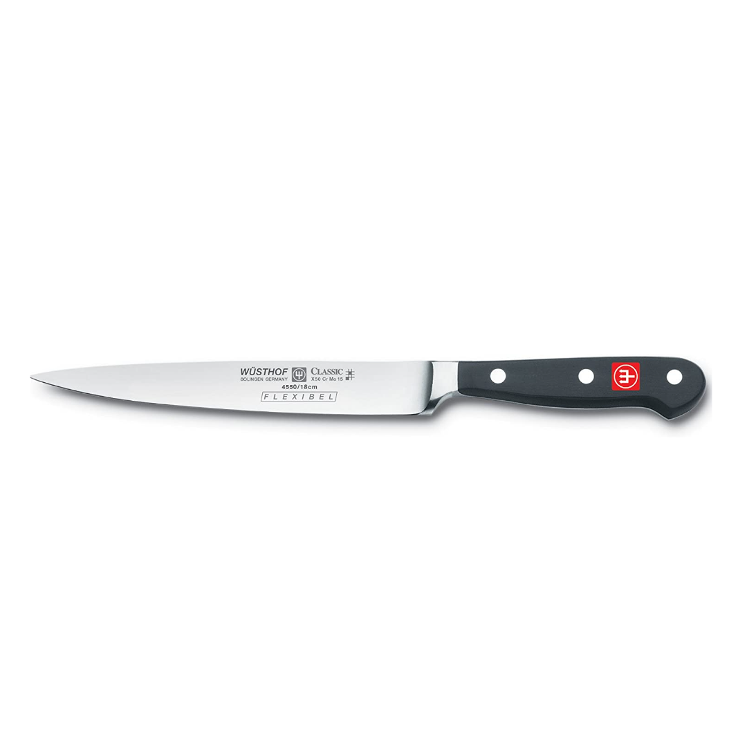 Wusthof Classic 7-Inch Fillet Knife - High Carbon Stainless Steel Kitchen Knife for Precise Fish Filleting, Meat Trimming & Poultry Deboning - Perfect for Home Chefs & Professional Kitchens