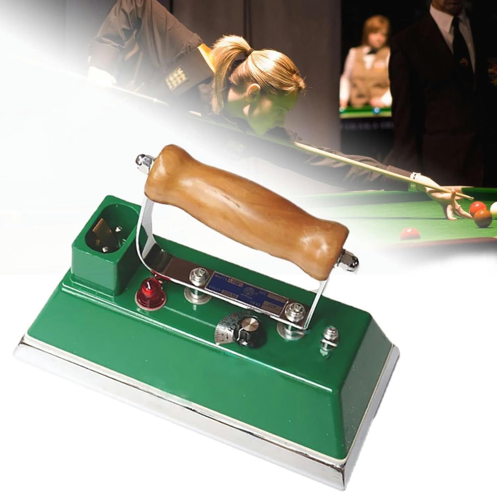 Adjustable Temperature Snooker Table Iron - Thermostatic Pool Table Cloth Iron for Billiard Games Room & Playroom Clubs | Perfect for Professional Maintenance & Home Use