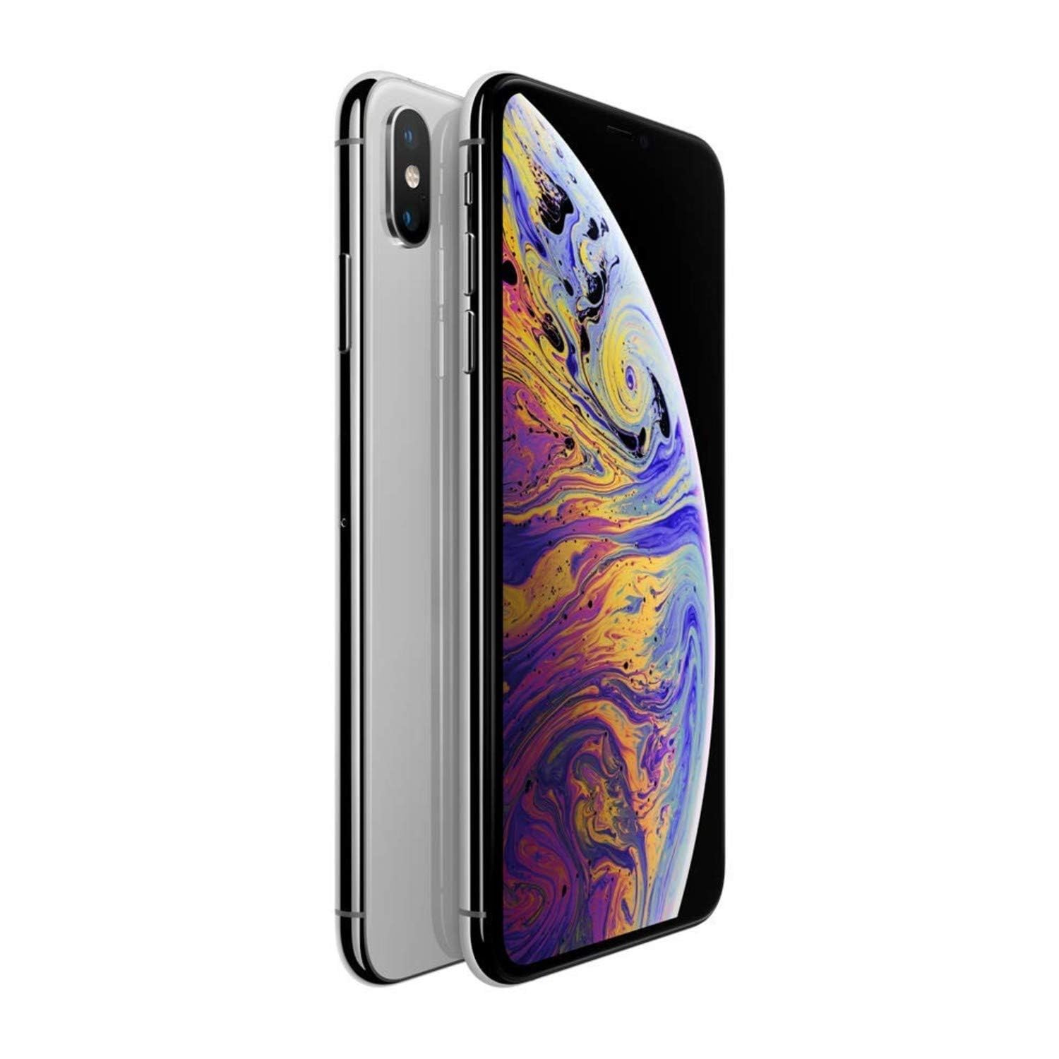Apple iPhone XS Max 256GB Unlocked Smartphone - US Version (Renewed) in Silver | Perfect for Business, Travel & High-Performance Mobile Needs