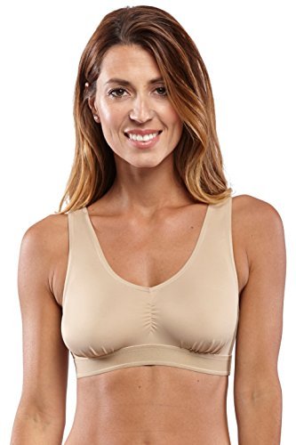 Carole Martin Wireless Comfort Sleep Bra for Women - Seamless Slip-On Support for Relaxing, Lounging & Sleeping
