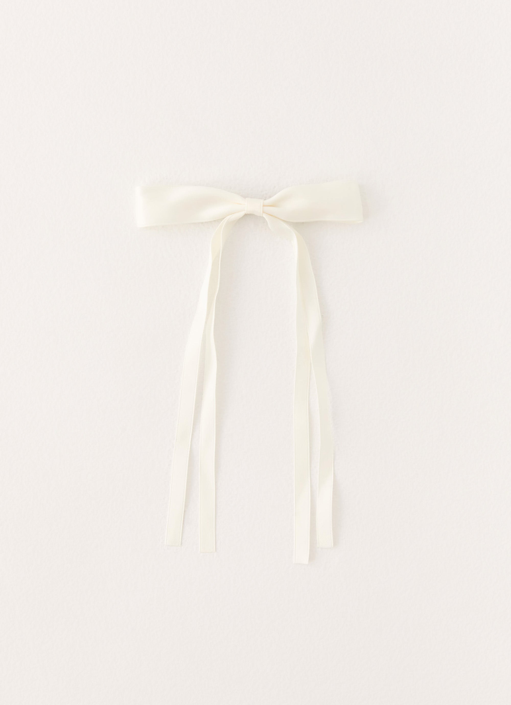 Dorothy Bow Hair Clip Ivory - Elegant Hair Accessory for Women & Girls - Perfect for Weddings, Parties & Everyday Wear