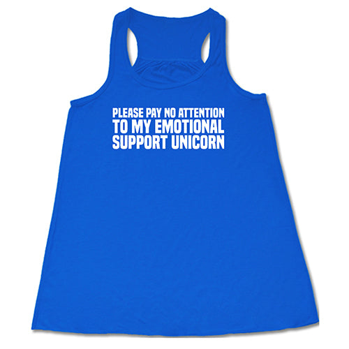 Emotional Support Unicorn T-Shirt - Funny Graphic Tee for Women & Men | Perfect for Therapy Sessions, Anxiety Relief & Mental Health Awareness