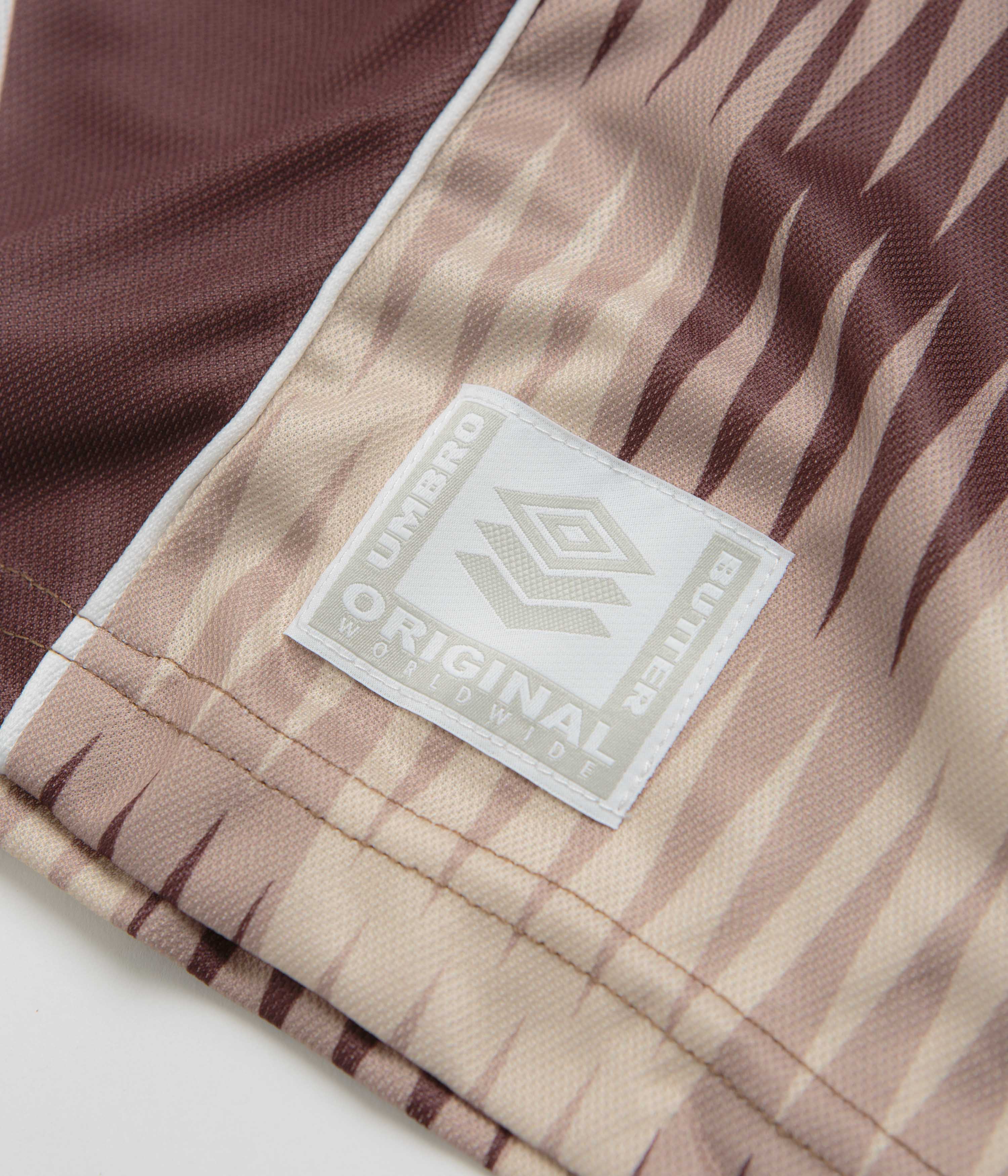 Butter Goods x Umbro Optical Jersey - Brown/Taupe Color - Perfect for Streetwear, Soccer Fashion & Casual Outfits
