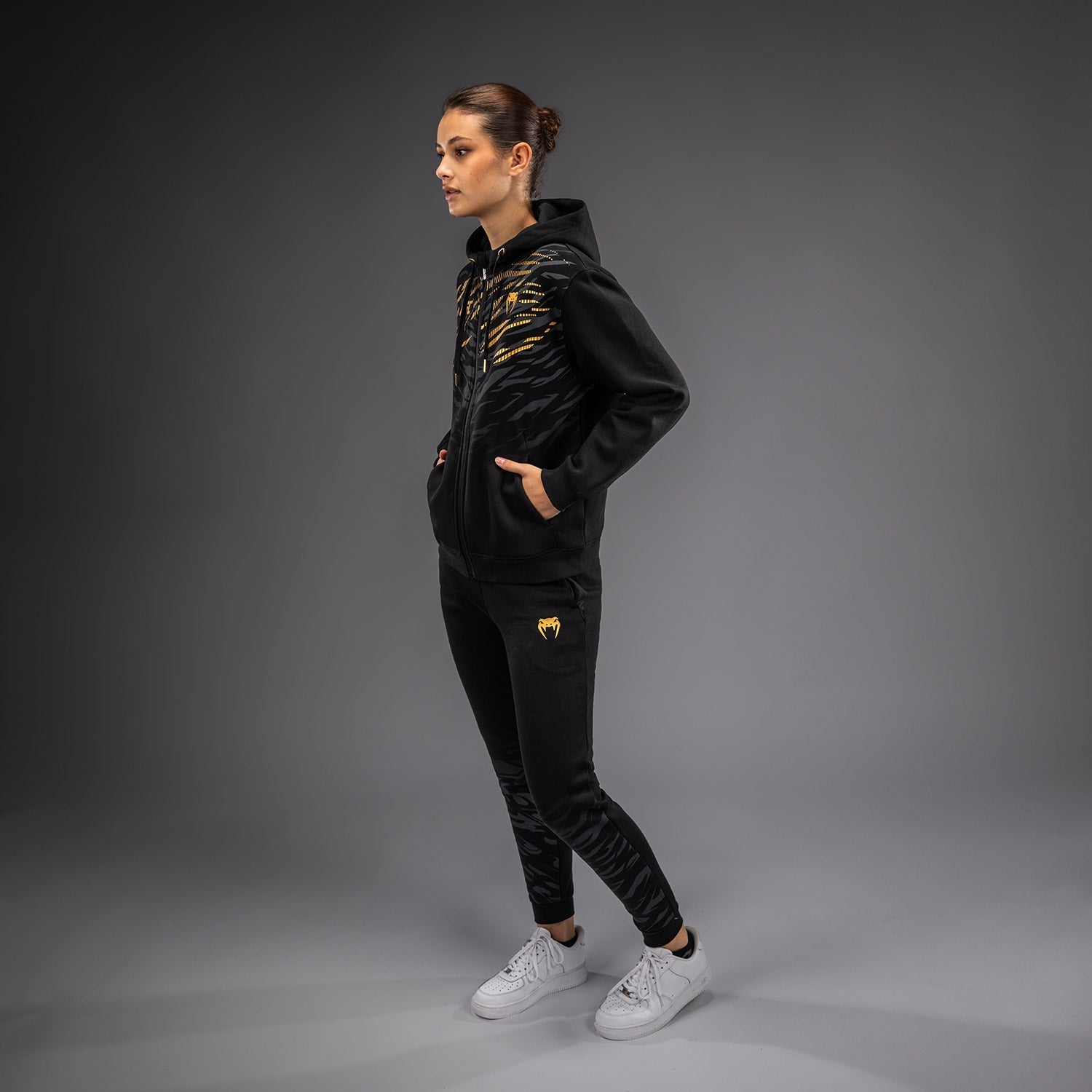 Venum UFC Fusion Women's Replica Zip Hoodie - Official Champion Training Jacket for MMA & Gym Workouts