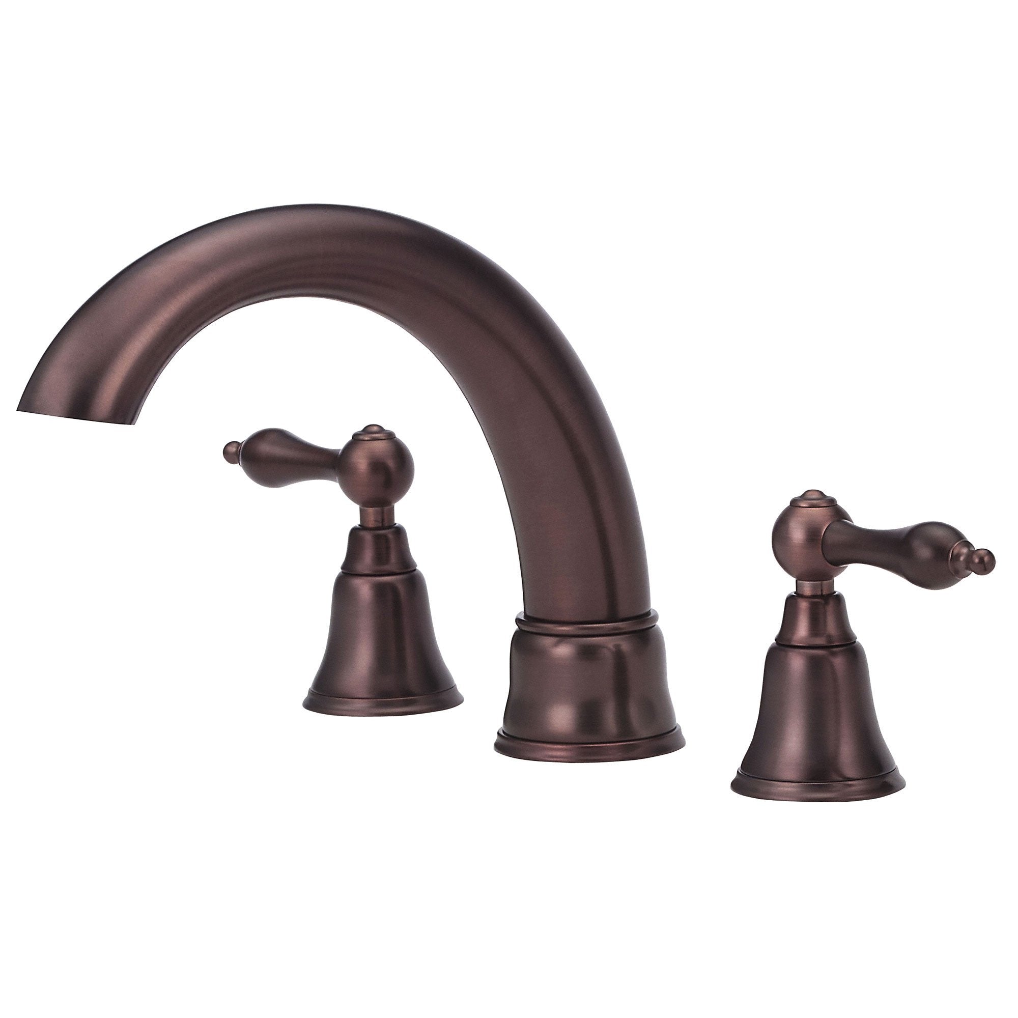 Danze Fairmont Oil Rubbed Bronze Widespread Roman Tub Filler Faucet with Rough-in Valve - Vintage Style Bathroom Faucet for Freestanding Tubs and Luxury Bathrooms